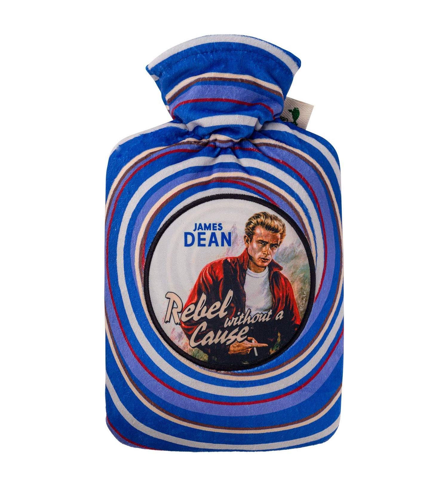 Hugo Frosch 1.8L Hot Water Bottle - Classic Velour Cover - James Dean Design - International Shipping Available - Buy Online on GoSupps.com