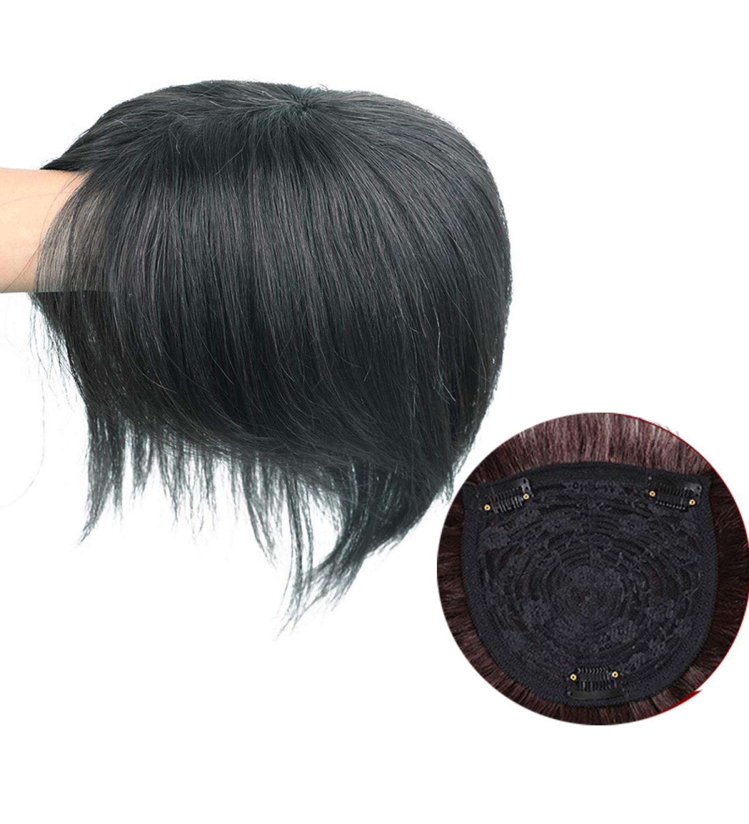 100% Human Hair Topper - Clip-in Hairpiece for Women | Thickening Lace Wig for Natural Look - Buy Online on GoSupps.com
