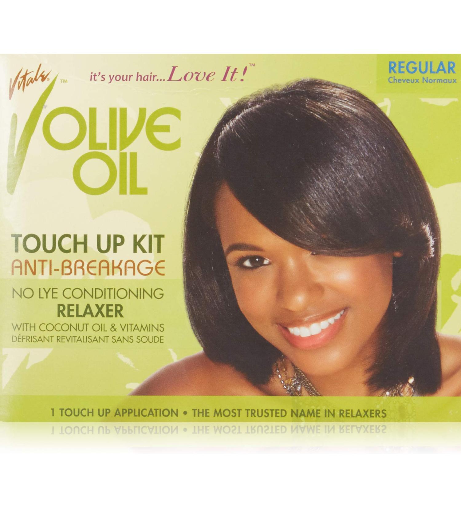 Vitale Olive Oil Relaxer Touch Up Kit - Regular Formula for Silky Smooth Hair - 1 Count - Buy Online on GoSupps.com