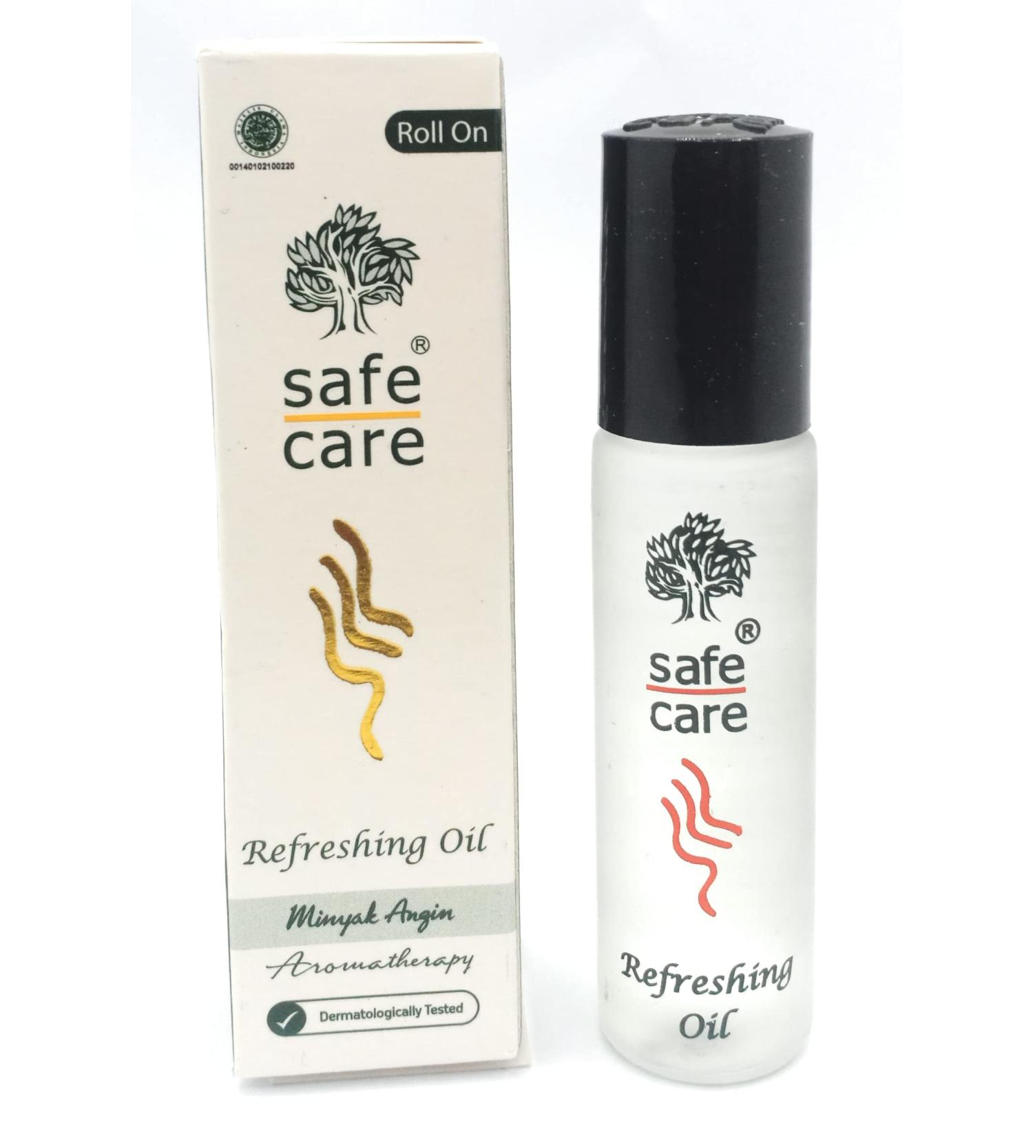 Safe Care Roll On Refreshing Oil Aromatherapy - 10ml Pack of 24 | Premium Essential Oils for Stress Relief & Relaxation - International Shipping Available - Buy Online on GoSupps.com