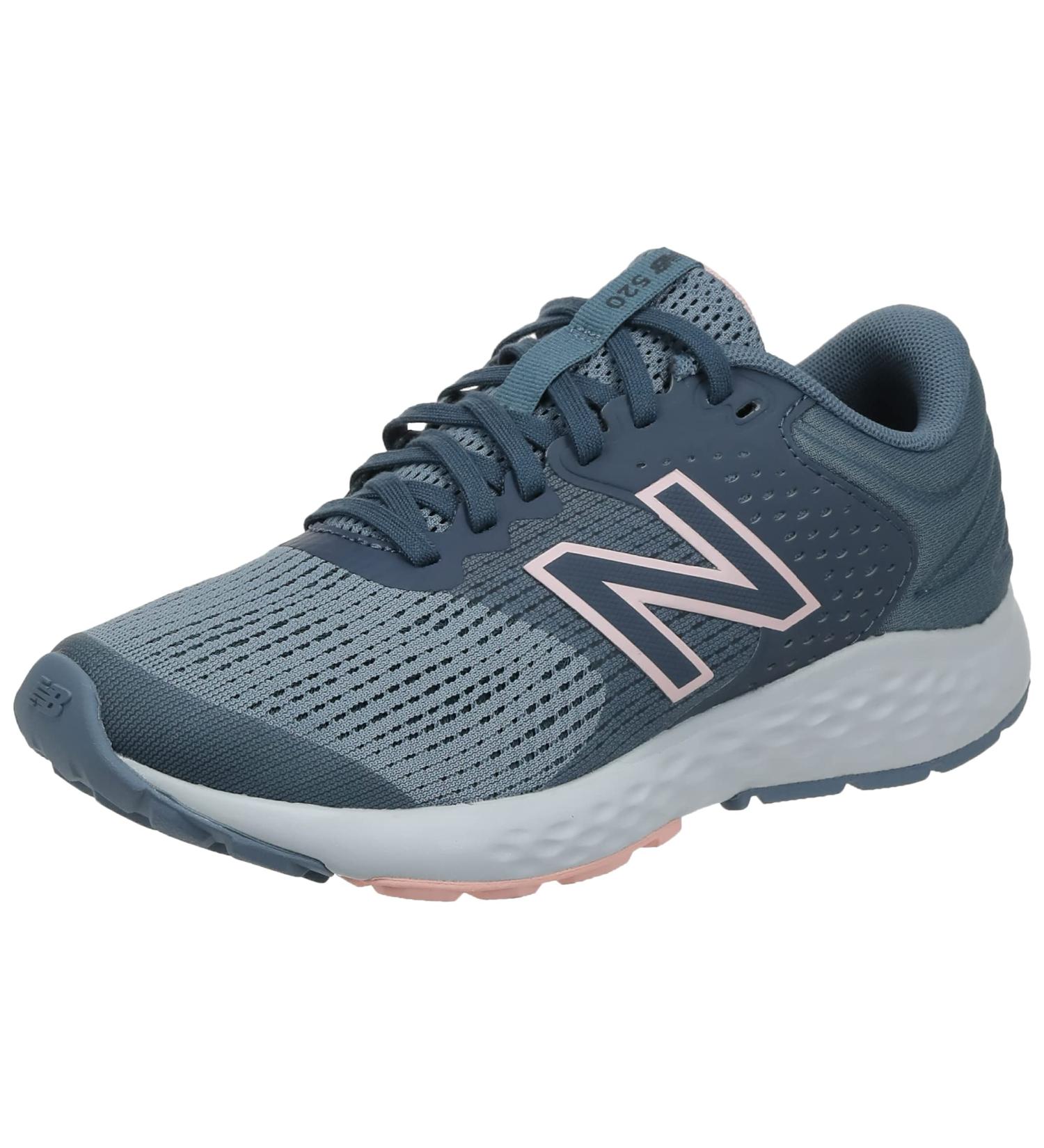 New Balance Women's 520 V7 Running Shoe 7.5 - Grey/Silver/Teal - Buy Online on GoSupps.com