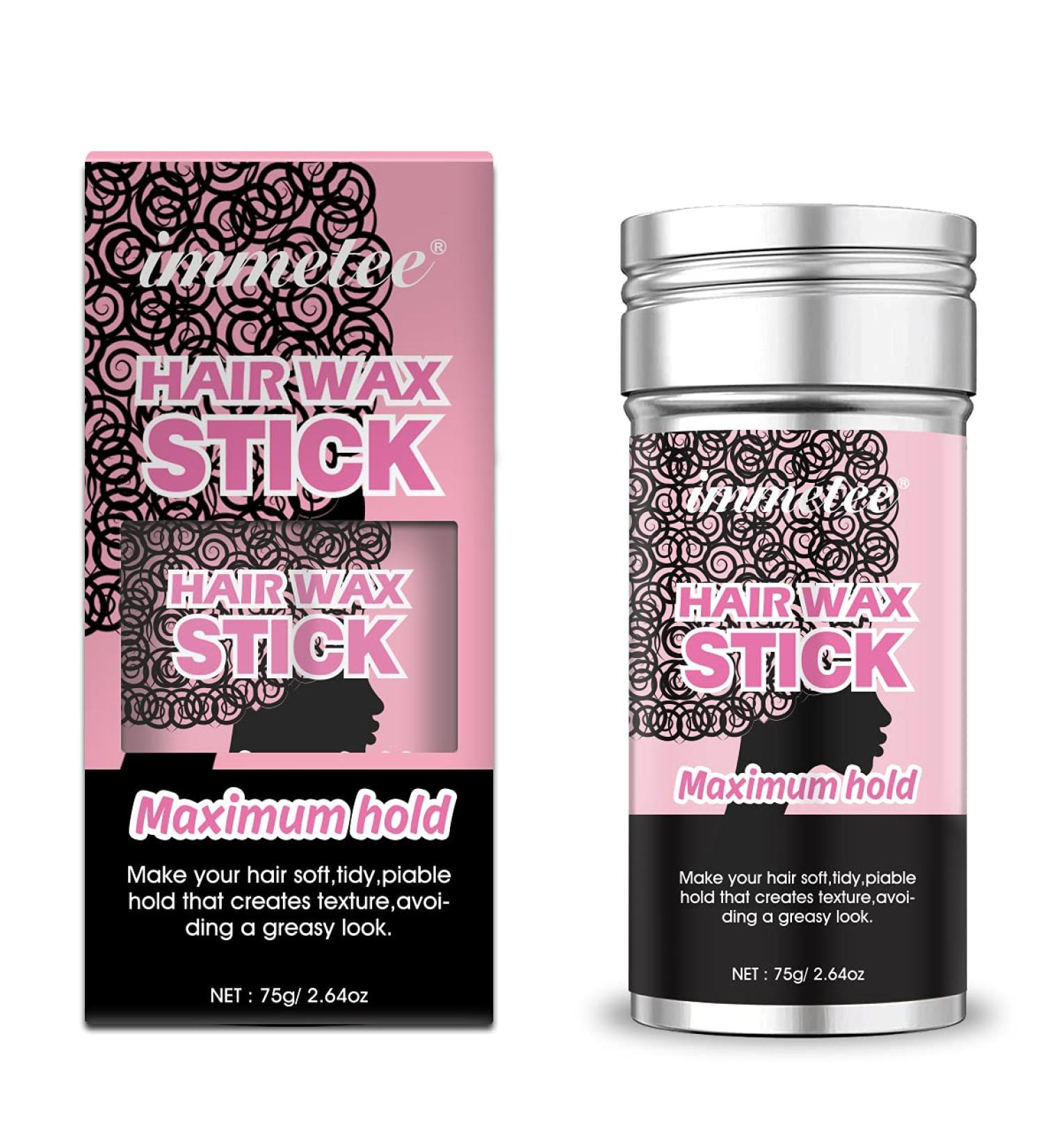 Immetee Hair Wax Stick - Edge Control Slick Stick for Flyaways & Frizz - 75g - Men & Women - Buy Online on GoSupps.com