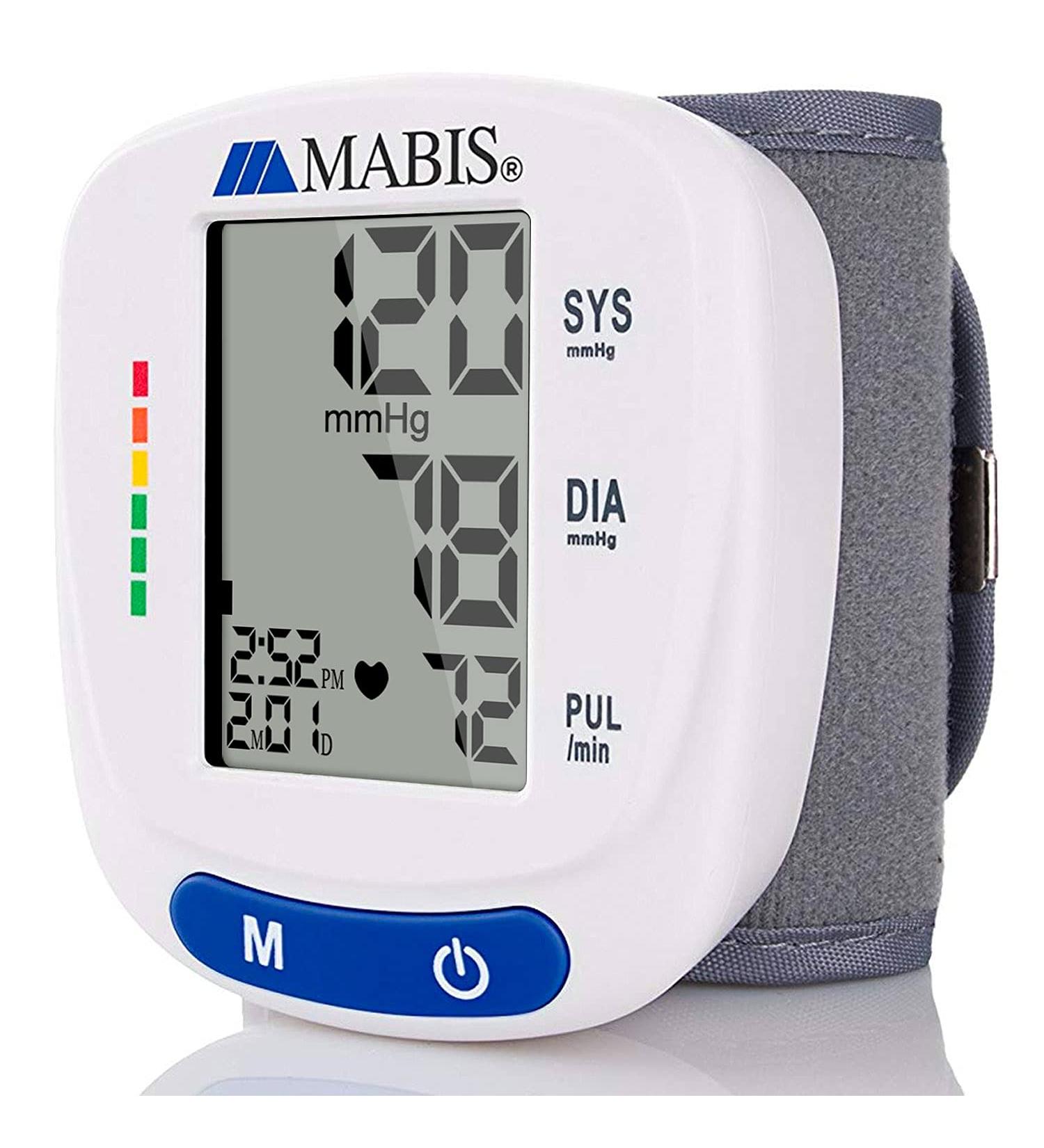 HealthSmart Digital Wrist Blood Pressure Monitor | Automatic Cuff | BP, Pulse Rate, Irregular Heartbeat | Stores 120 Readings - Buy Online on GoSupps.com