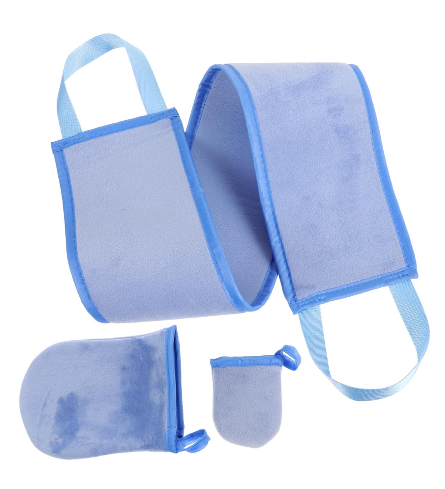 Mikinona 1 Set Lotion Sunscreen Sun Cream Self Tanning Applicator Kit Tanning Applicator for Back Self Tanning Back Applicator Gloves Suite Lanyard Black Agent Make up Flocking - Buy Online on GoSupps.com