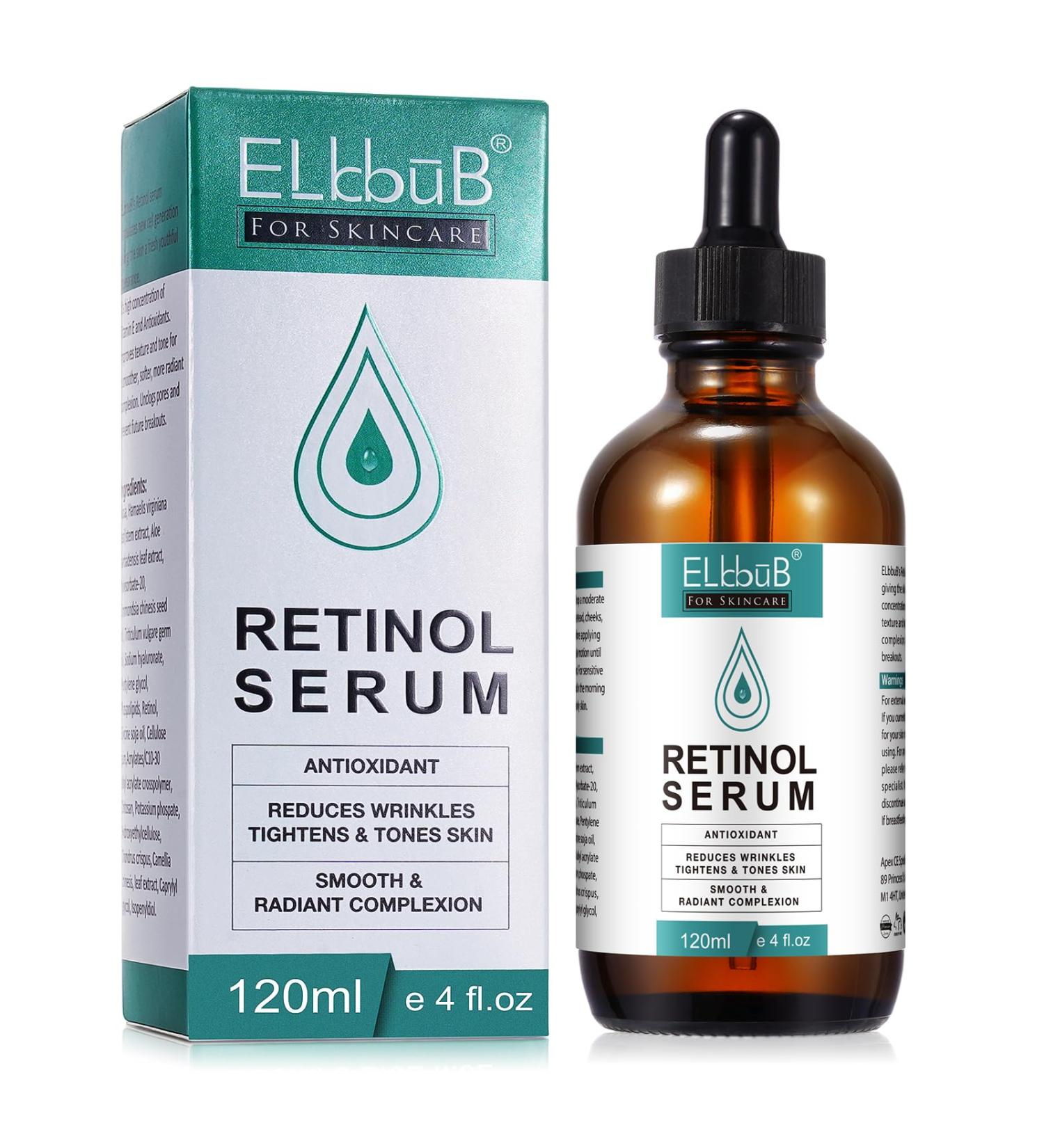 Retinol Serum - Retinol Liposome Delivery System with Hyaluronic Acid and Vitamin E Aloe Anti Aging Retinol Serum for Skin Repair Fine Line and Wrinkles 4 Fl Oz (Pack of 1) - Buy Online on GoSupps.com