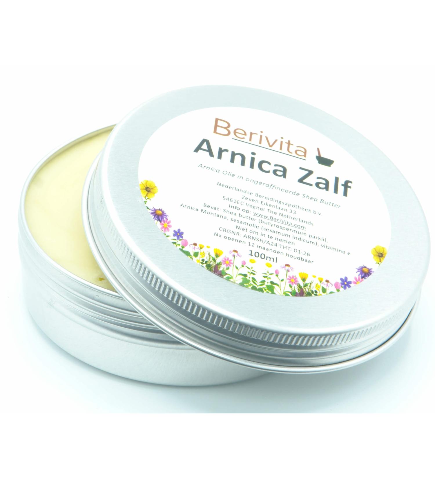 Berivita Arnica Ointment 100ml Natural Arnica Montana Oil Macerate in Pure Shea Butter