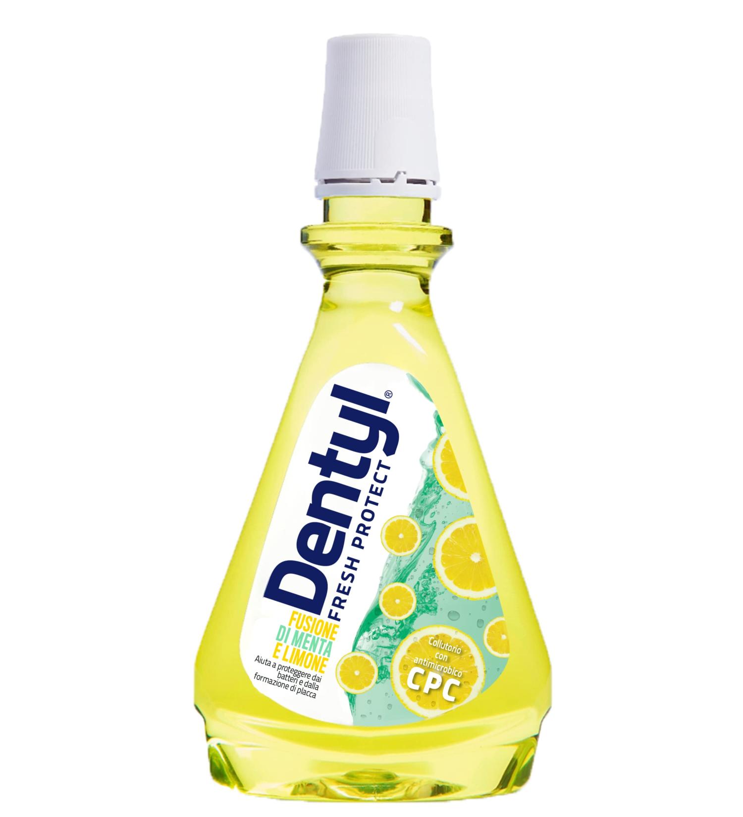 Biokosmes Srl Dentyl Fresh Protect mouthwash mint and lemon 500ml 6 pieces - Buy Online on GoSupps.com