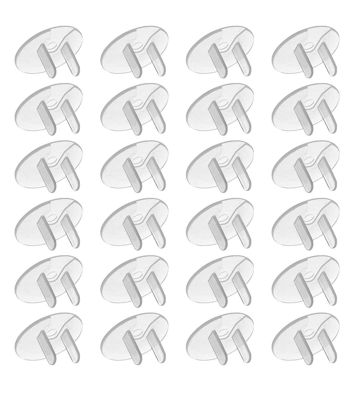 Outlet Plug Covers - 24 Pack Safety Electrical Plug Protectors by HAWATOUR 24 Count (Pack of 1) - Buy Online on GoSupps.com