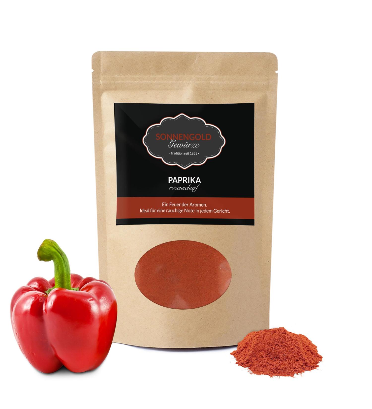 Sonnengold Spices 700g Spanish Rose Spicy Peppers Fierig & Intensive 100-120ASTA Master Quality Since 1855 Hand-Packed in Environmentally Friendly Packaging - Buy Online on GoSupps.com