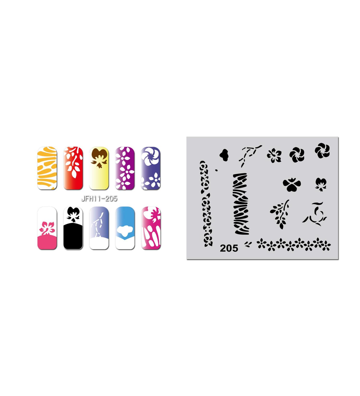 Fingernail stencil (airbrush nail art) Fengda JFH11-205