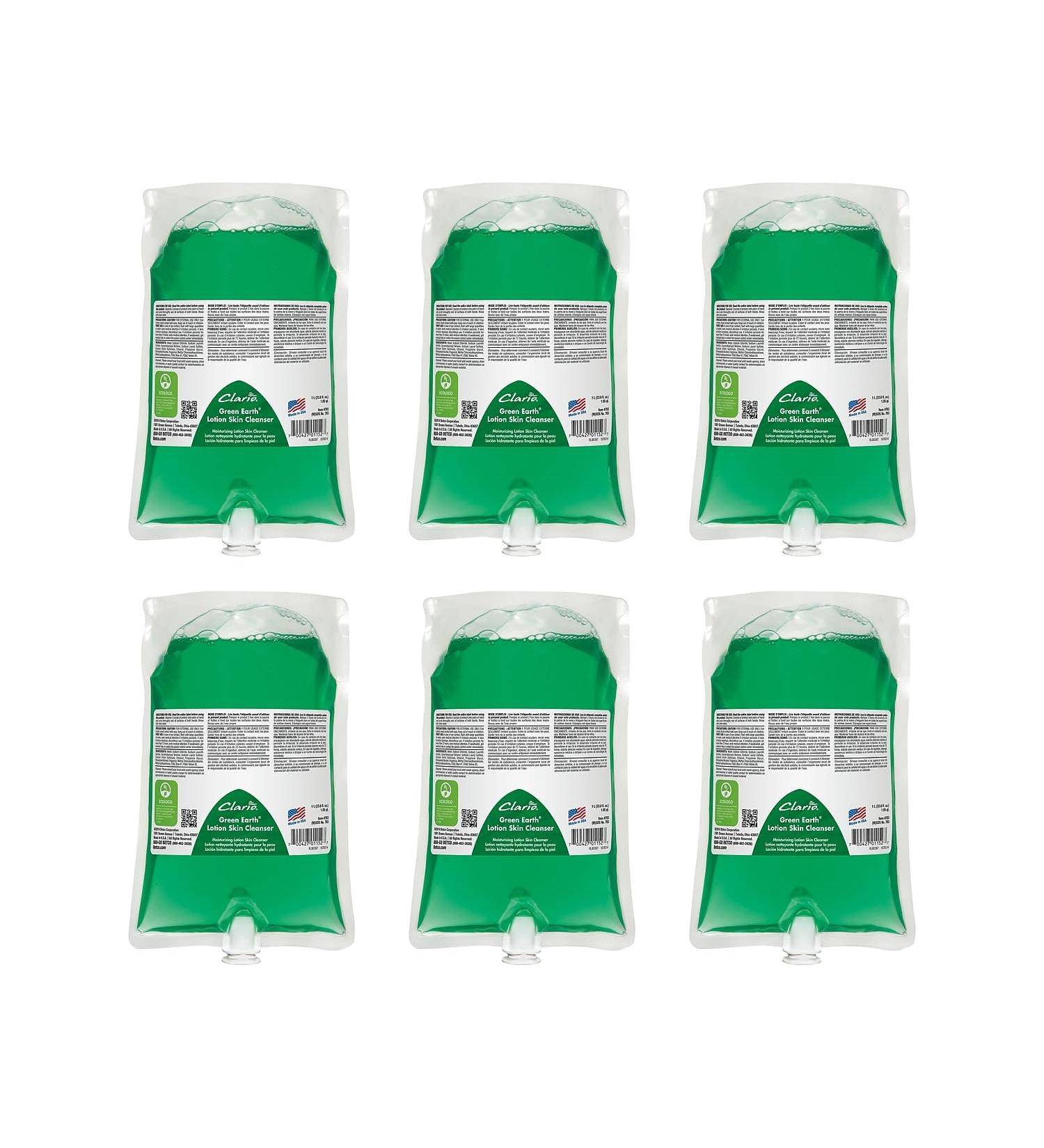 Betco 7832900 Hand Soap Refill for Manual Dispenser Citrus 1L