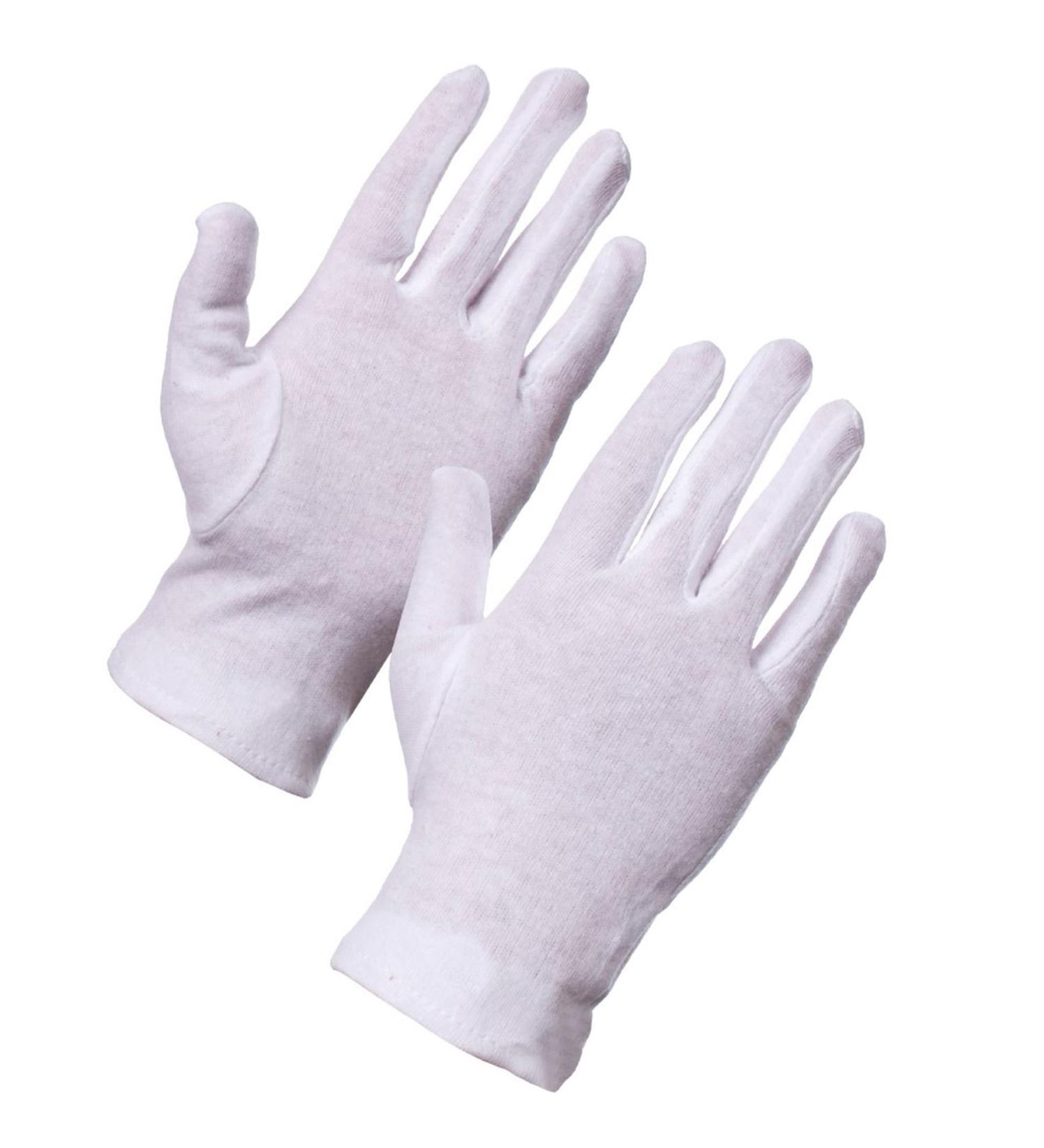 5 Pairs of Large Medisure Cotton Gloves - 100% Medical Skin Moisturising