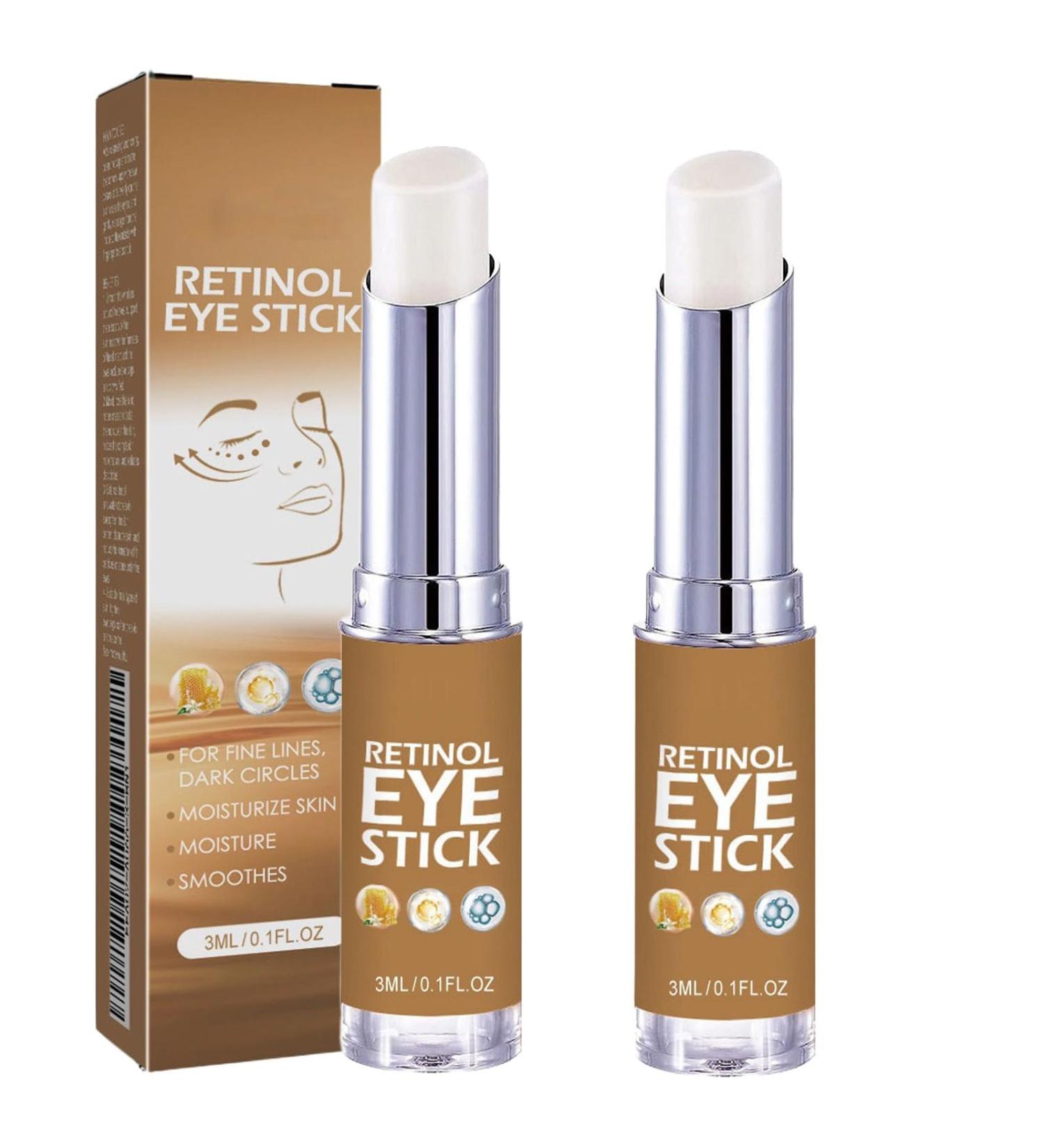  JASUBAI 2 Pack Retinol Brightening Eye Balm Retinol Eye Cream Anti-Aging Eye Cream Instant Firming Brightening Eye Cream - Buy Online on GoSupps.com