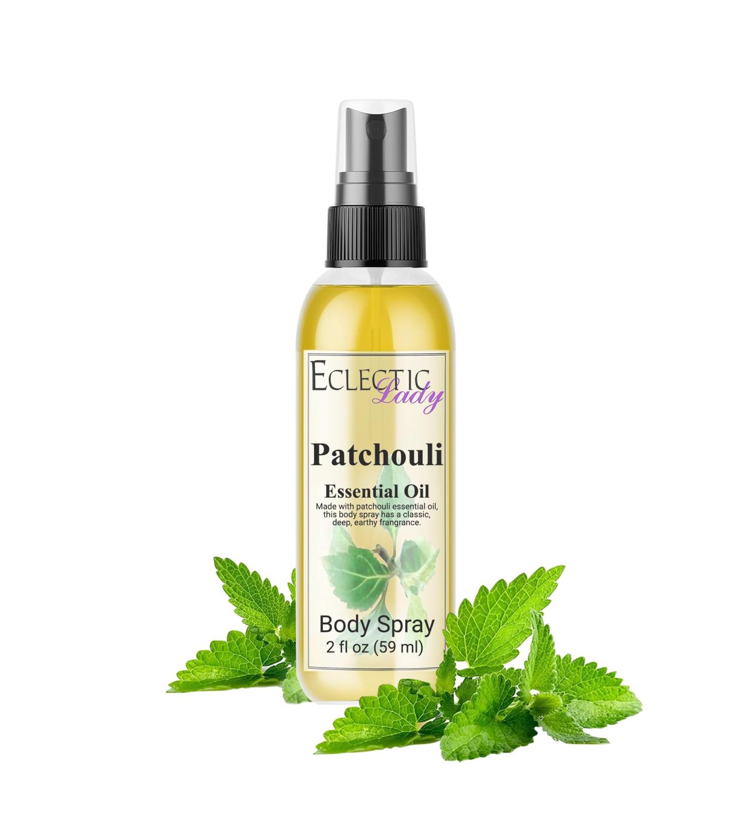 Body Spray for Women 2 Oz Patchouli Essential Oil Body Mist with Long-Lasting Fragrance Earthy & Clean Scent Reminiscent of the 1960s & 70s Light Subtle Perfume with Wood Notes 100% Paraben Free Regular Strength 2 Fluid Ounces - Buy Online on GoSupps.com