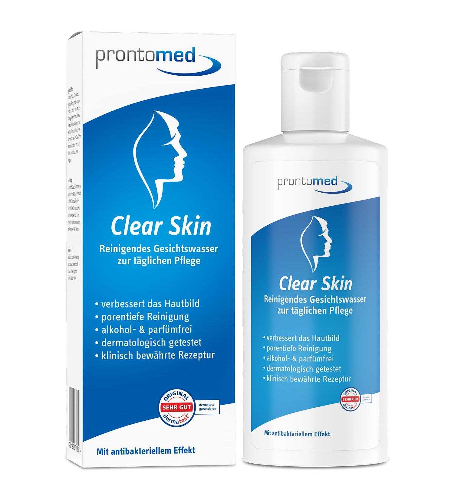 Prontomed Clear Skin Facial Toner 200ml - Alcohol-Free Daily Care for Pimples & Blackheads | International Shipping Available - Buy Online on GoSupps.com