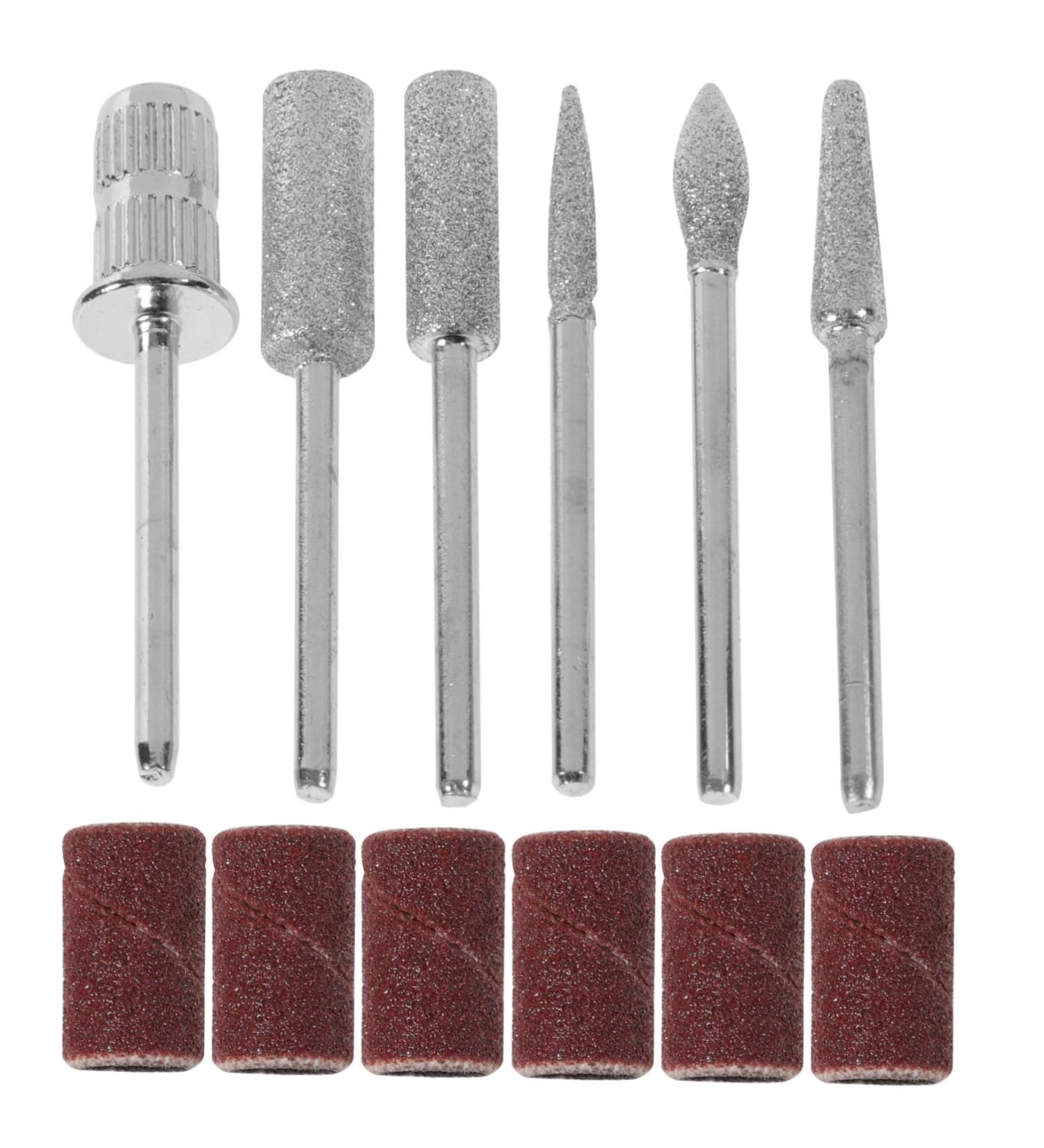 minkissy 1 Set Nail Polisher Nail Drill Bit Electric Nail Drill Nail Replacement Bits Manicure Sanding Bands Nail Sand Bands Pedicure Stainless Steel. Silicone. Quartz. Ceramics 7.1x5.7cm Picture 2 - Buy Online on GoSupps.com