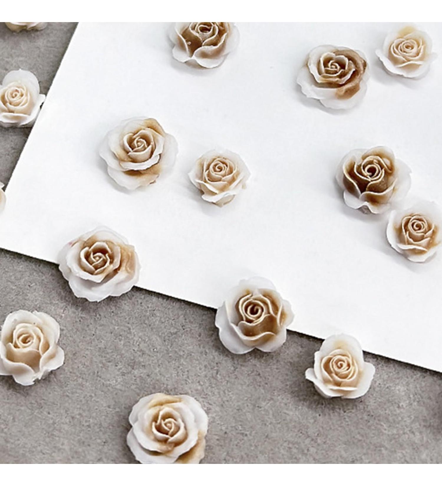 50Pcs Camellia 3D Flowers For Nails 3D For Art Bow For Nails Jewelry Trendy - Buy Online on GoSupps.com
