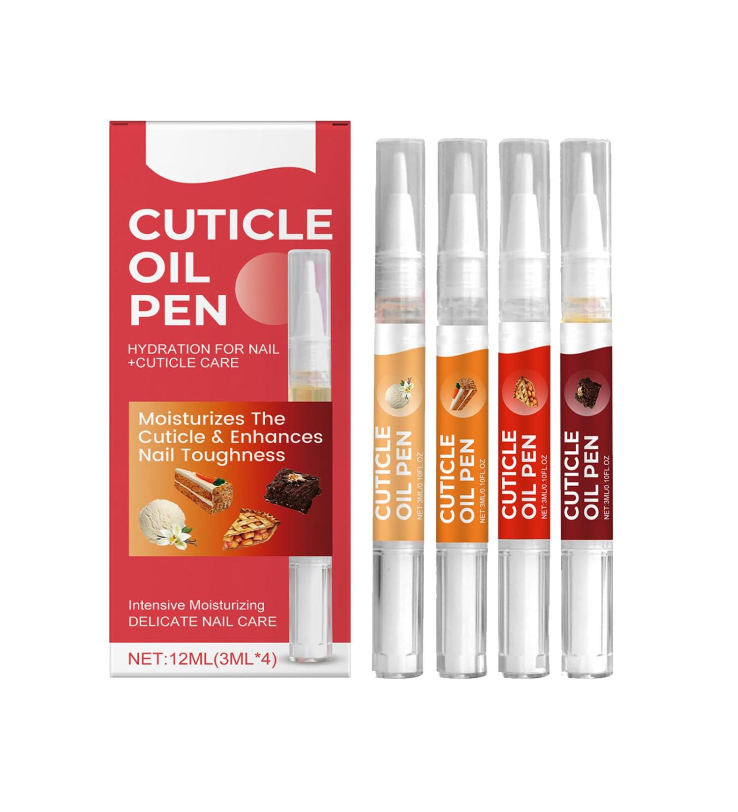 Lot de 4 b tons de soin des ongles hydratants pour ongles - Soin des ongles - Pour enlever les callosit s - Huile de r paration pour ongles - Buy Online on GoSupps.com