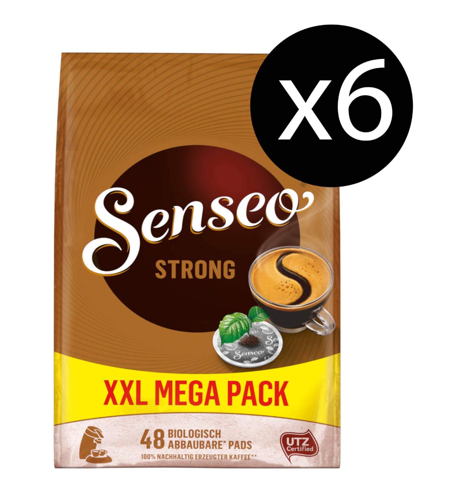 Senseo Corsé / Dark Roast, New Design, Pack of 6, 6 x 48 Coffee Pods