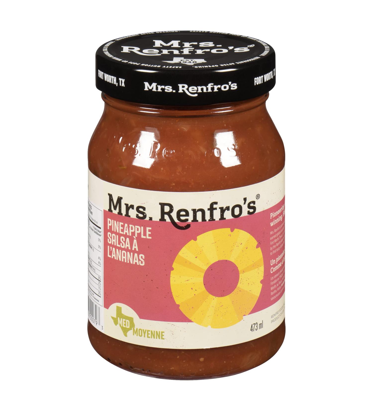 Mrs. Renfro's Pineapple Salsa 454g - Authentic & Flavorful | Pack of 1 - Buy Online on GoSupps.com