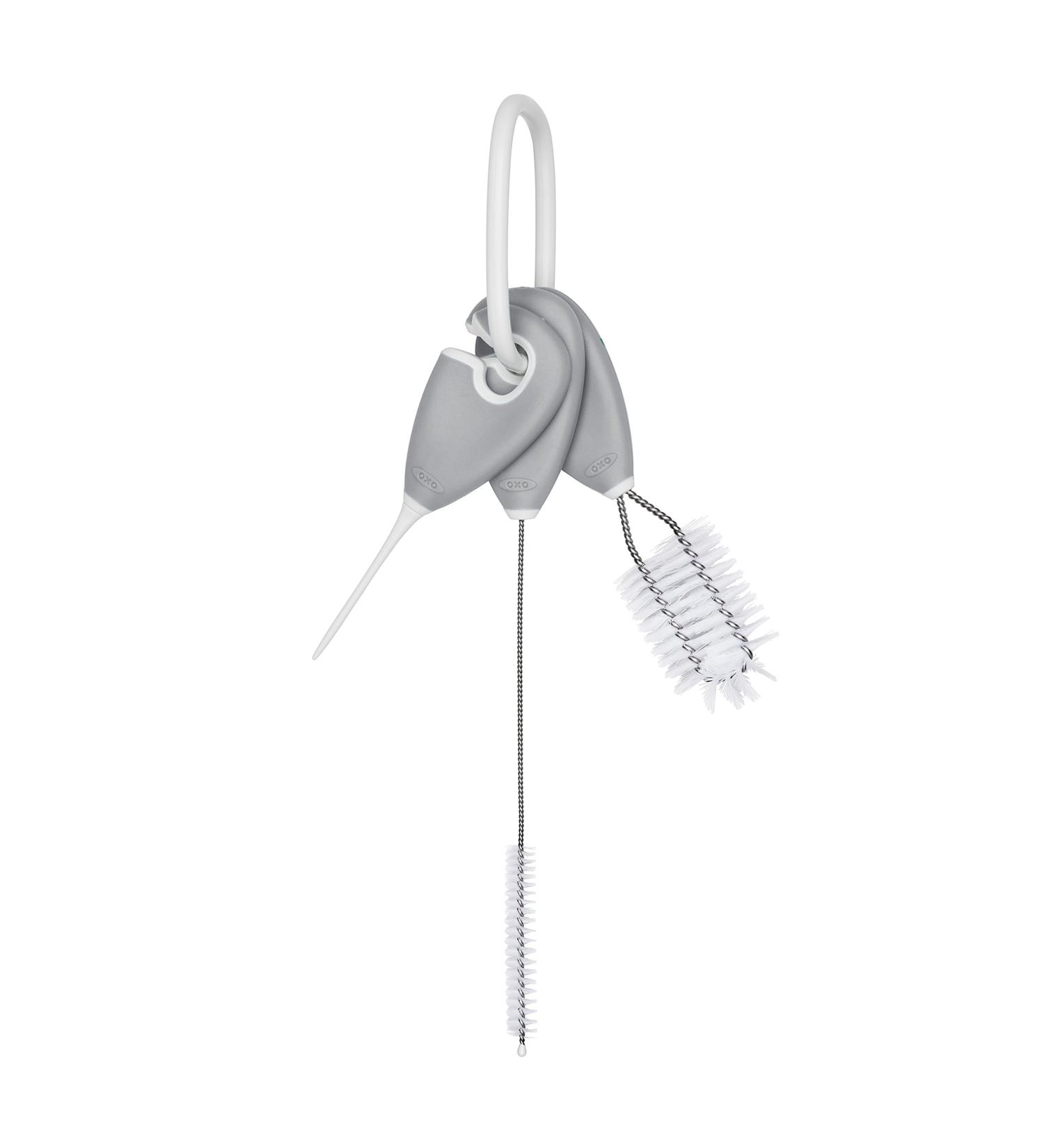 OXO Tot Straw & Sippy Cup Cleaning Set - Gray | Easy Cleaning Solution - Buy Online on GoSupps.com