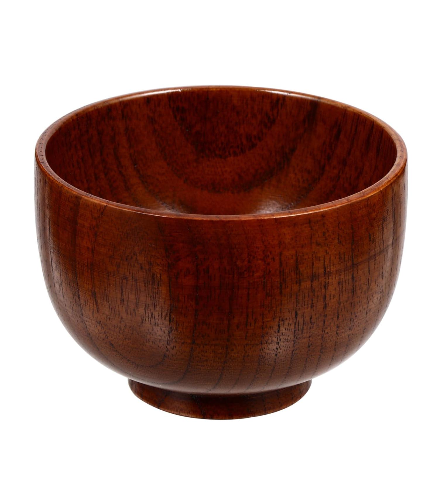 Fomiyes Wooden Razor Cleaning Bowl | Eco-Friendly Shaving Foam Container for Men & Kids - Buy Online on GoSupps.com