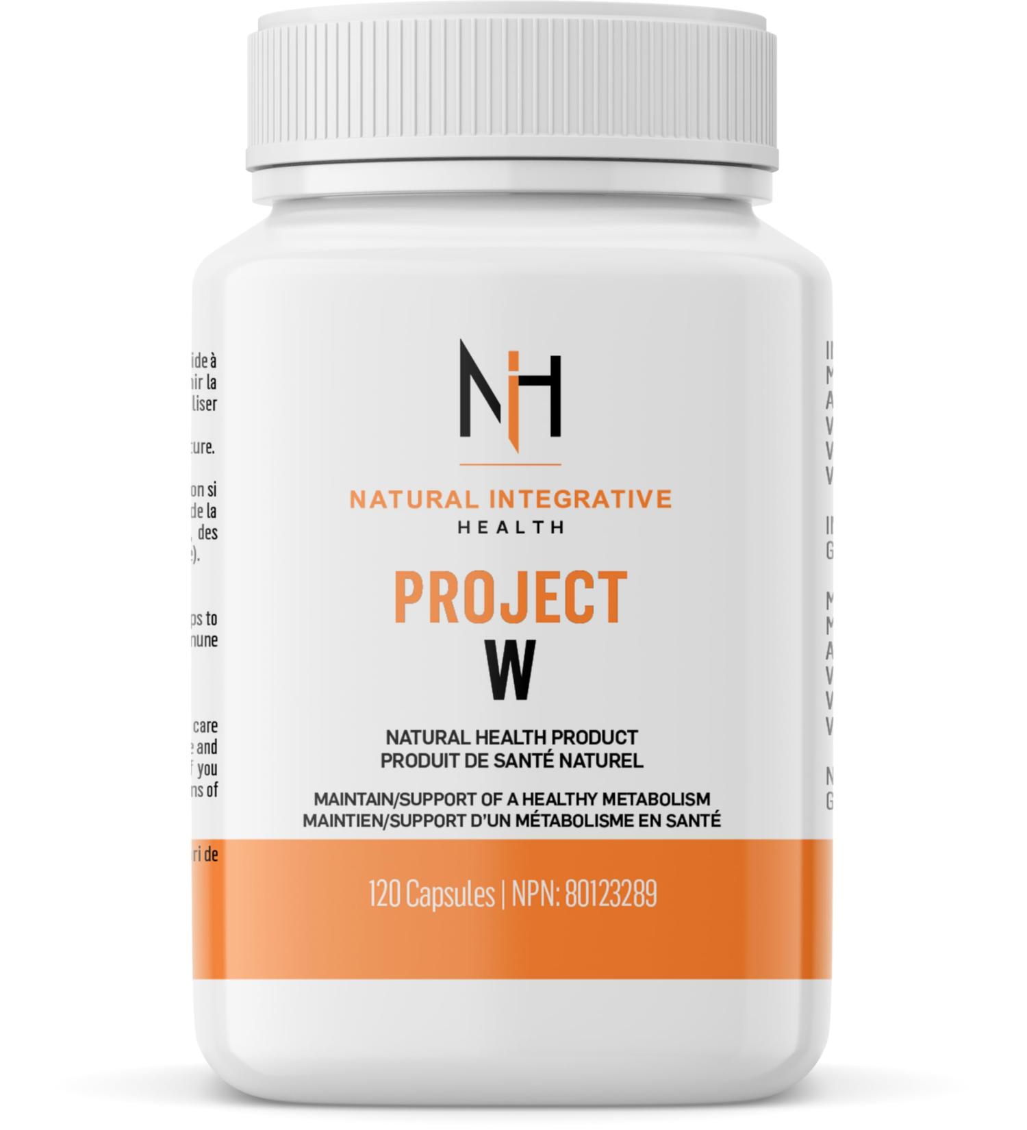 NIH Supplement - Project W - PCOS Relief Supports Menstrual Regularity & Fertility - Hormonal Balance for Women - Myo-Inositol Alpha-Lipoic Acid Folate B12 Biotin - 120 Caps - Non-GMO Gluten-Free - Buy Online on GoSupps.com