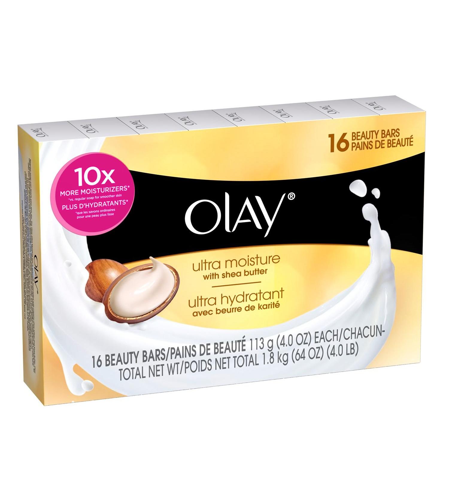 Olay Ultra Moisture Beauty Bars 16 count (4 oz each)