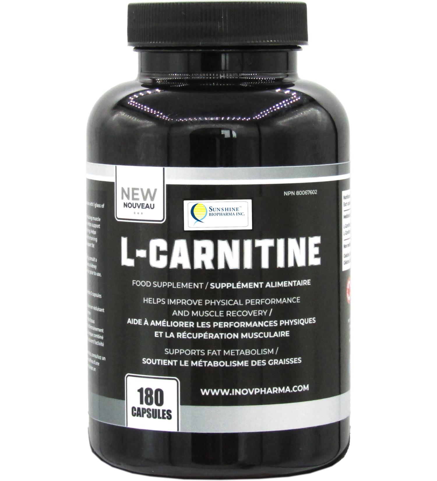 Vegan friendly Carnitine capsules 667mg 180 count to boost muscle recovery repair tissue performance and delay fatigue during physical activity. - Buy Online on GoSupps.com