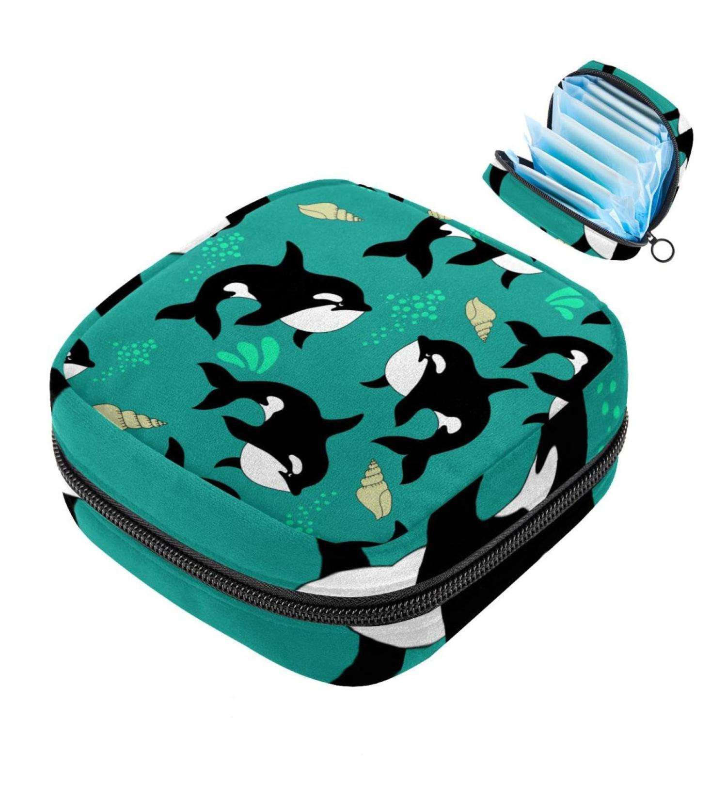 Buy Multi-Colored Storage Bags for Women's Menstrual Products | Zippered Pockets for Cups Tampons & More | International Shipping Available - Buy Online on GoSupps.com