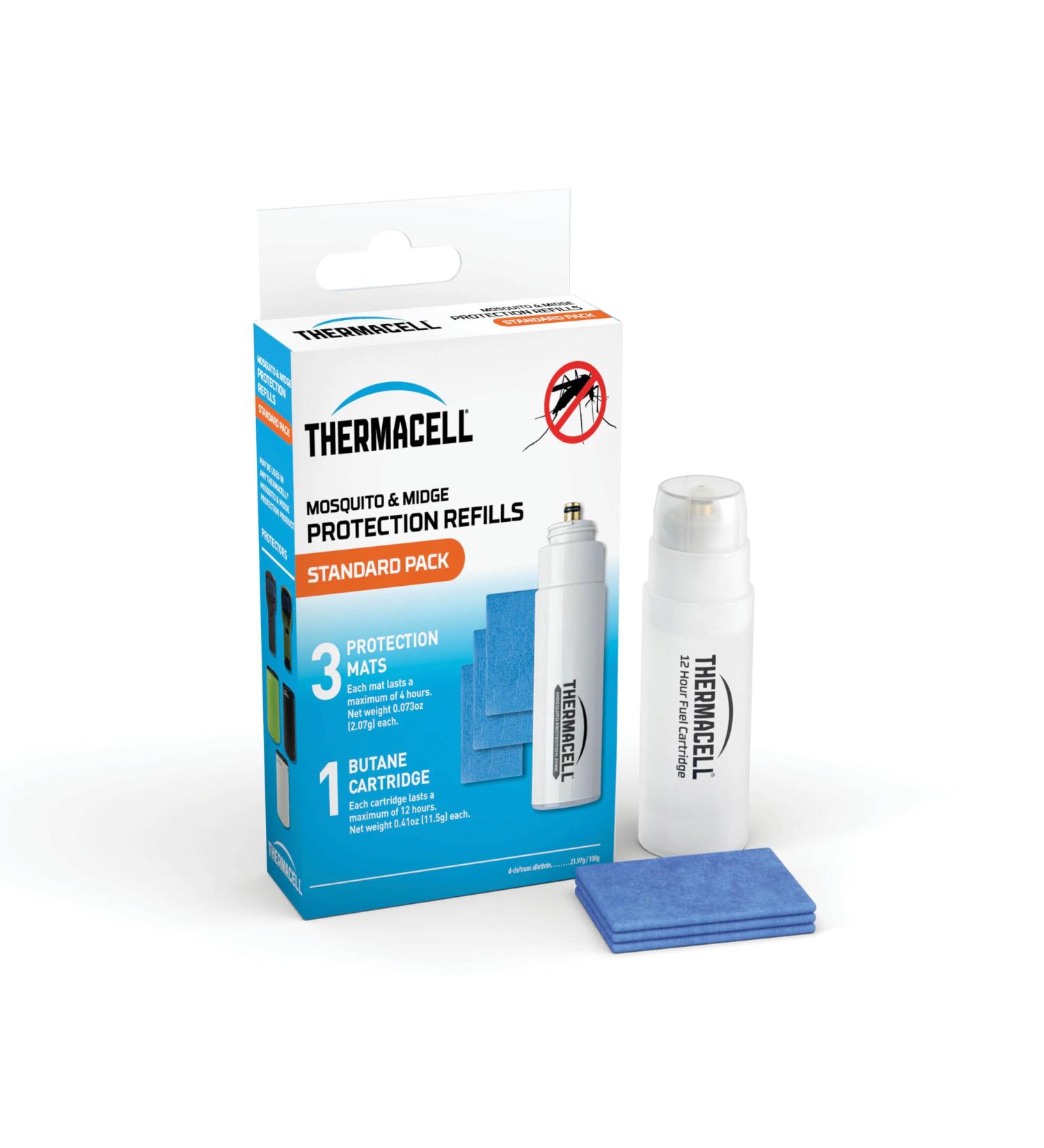 Thermacell Midge and Mosquito Protector Standard Refill Pack Compatible All Thermacell Fuel Powered protectors 1 count (Pack of 1) Mats and Gas Single - Buy Online on GoSupps.com