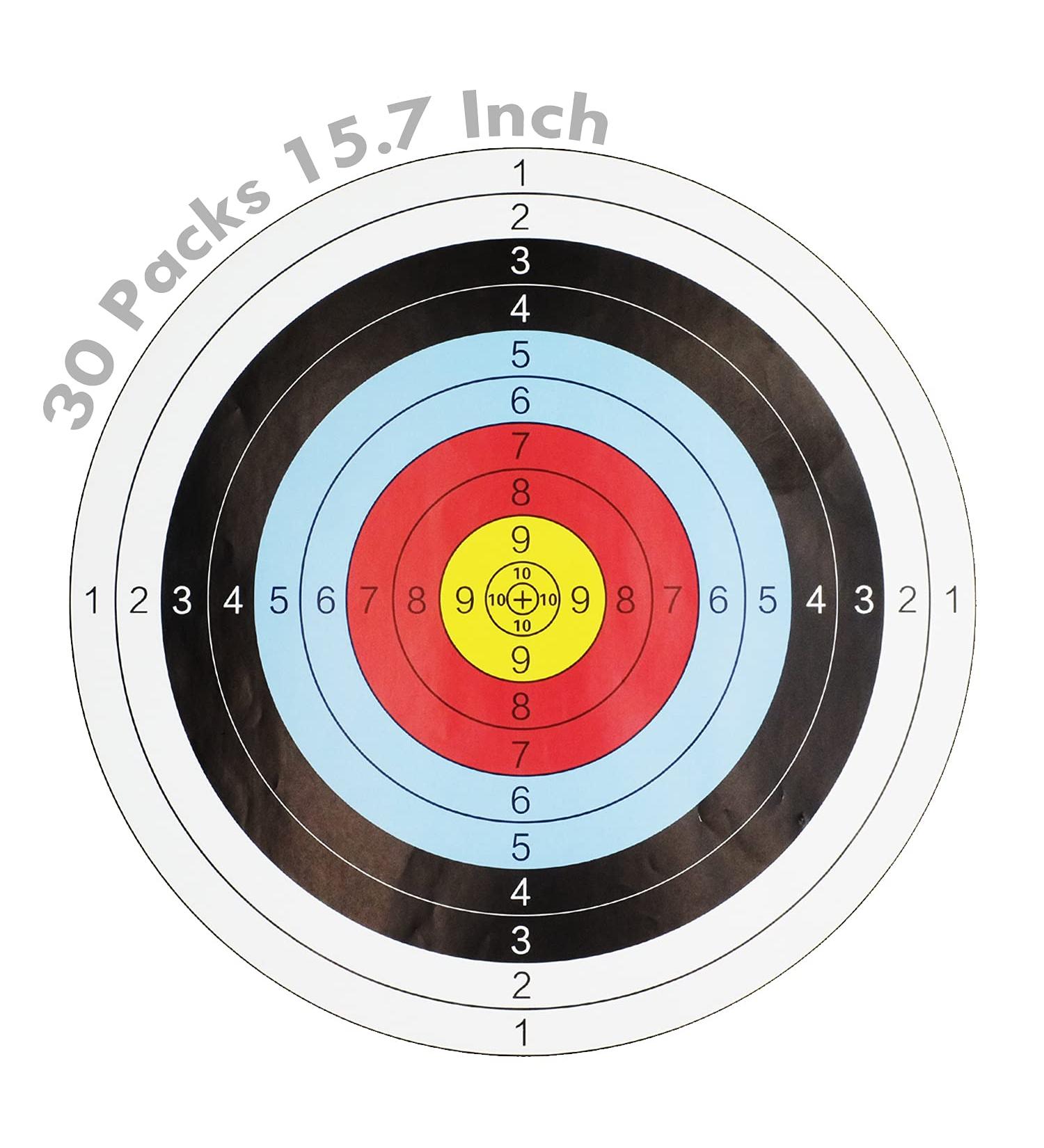 AKA Sports Gear Target Paper Pack - 30 Packs of 15.7 inch & 20 Packs of 23.6 inch - Buy Online on GoSupps.com