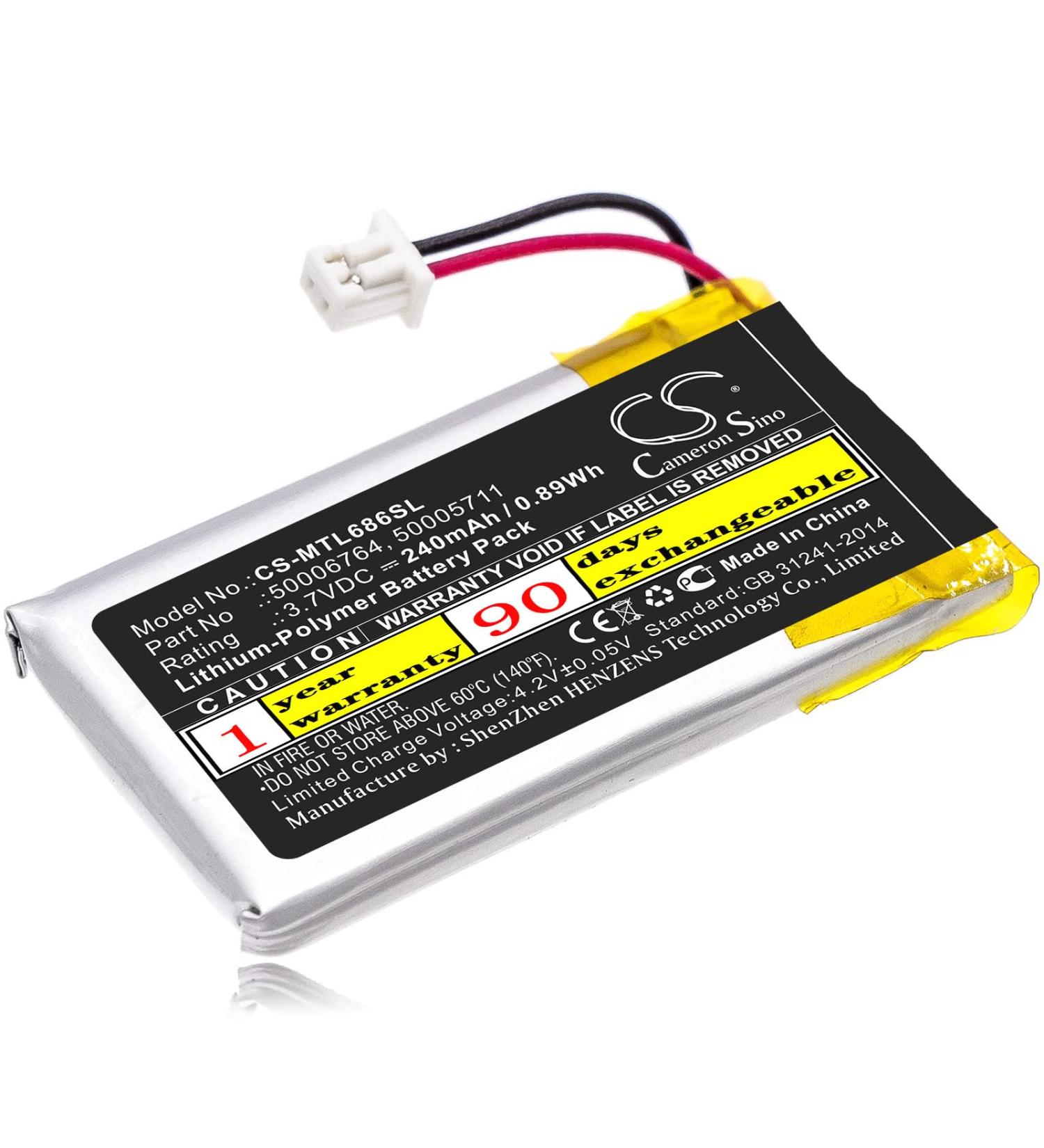 Buy 3.7V 240mAh Battery Replacement for 6869i 6900 6869 6863i and More - International Shipping Available - Buy Online on GoSupps.com