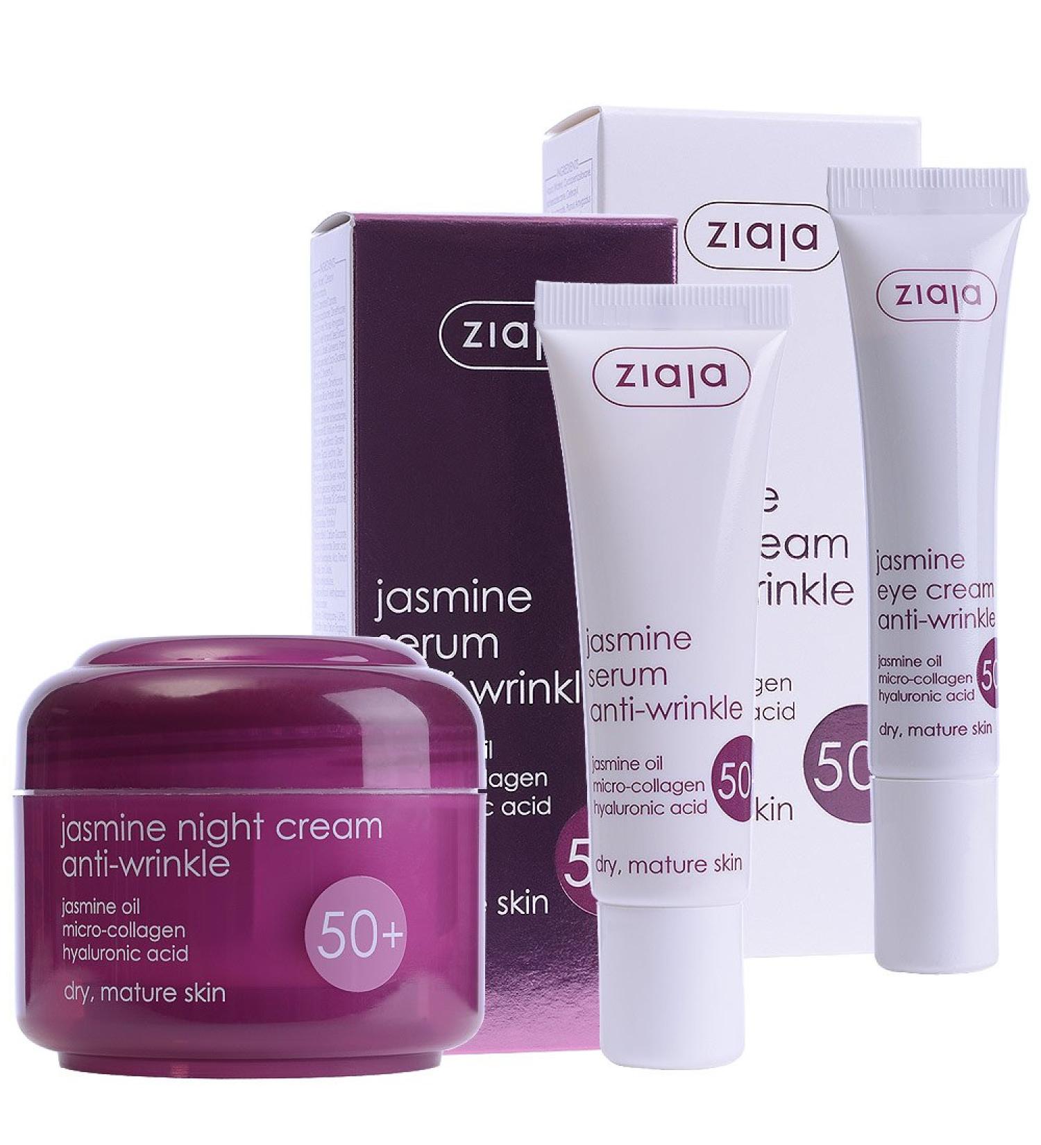 Jasmine Bundle: Night Cream  Eye Cream & Serum