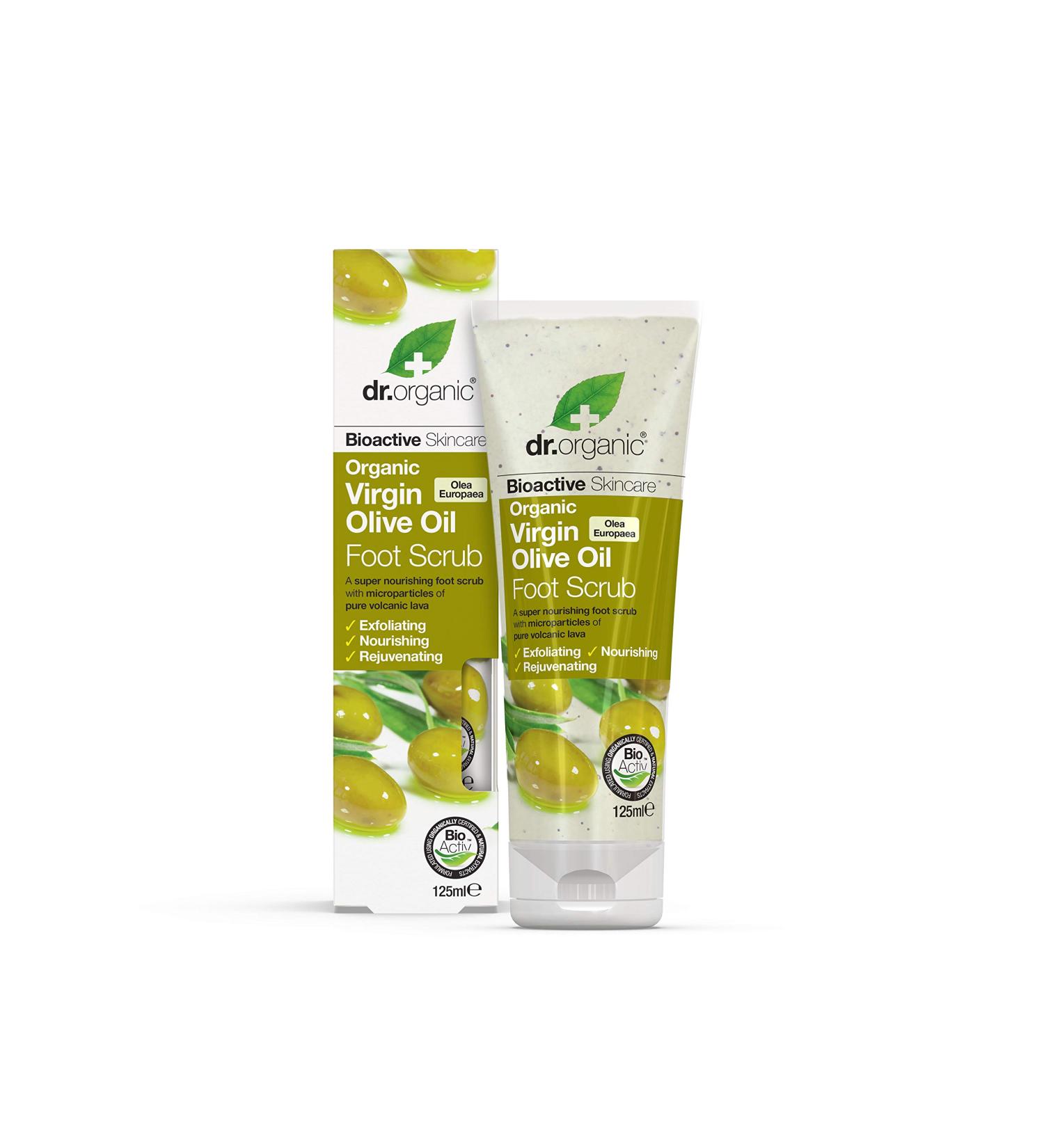 Dr Organic Foot Scrub Virgin Olive Oil 125 ml
