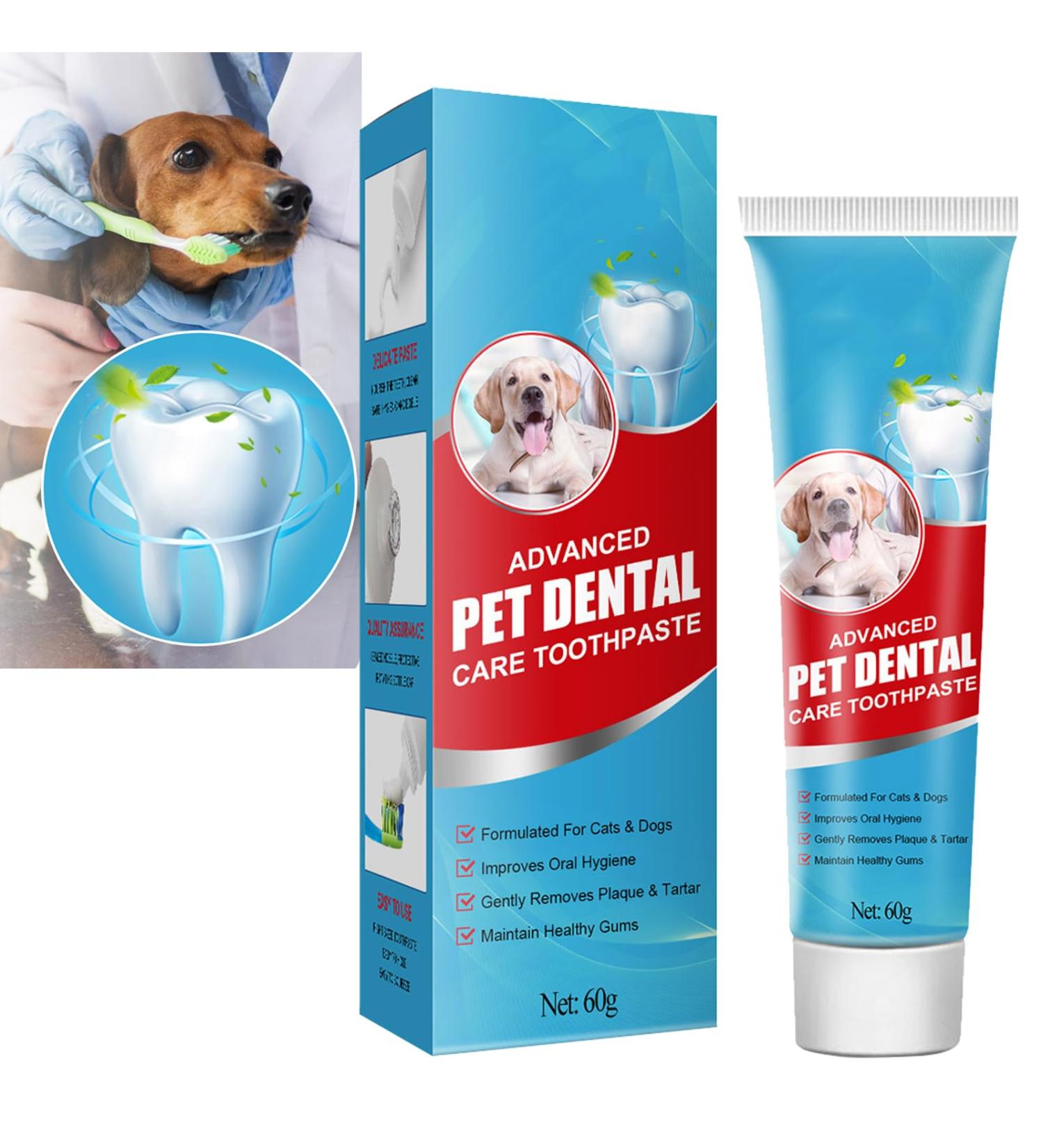 KOAHDE Pets Toothpaste Pets Teeth Cleaning Toothpaste Dogs Dental Care Dogs Toothpaste Toothpaste for Dogs & Cats Pets Oral Hygiene Toothpastes Helps Prevent Bad Breath & Combat Plaque Pets Toothpaste - Buy Online on GoSupps.com