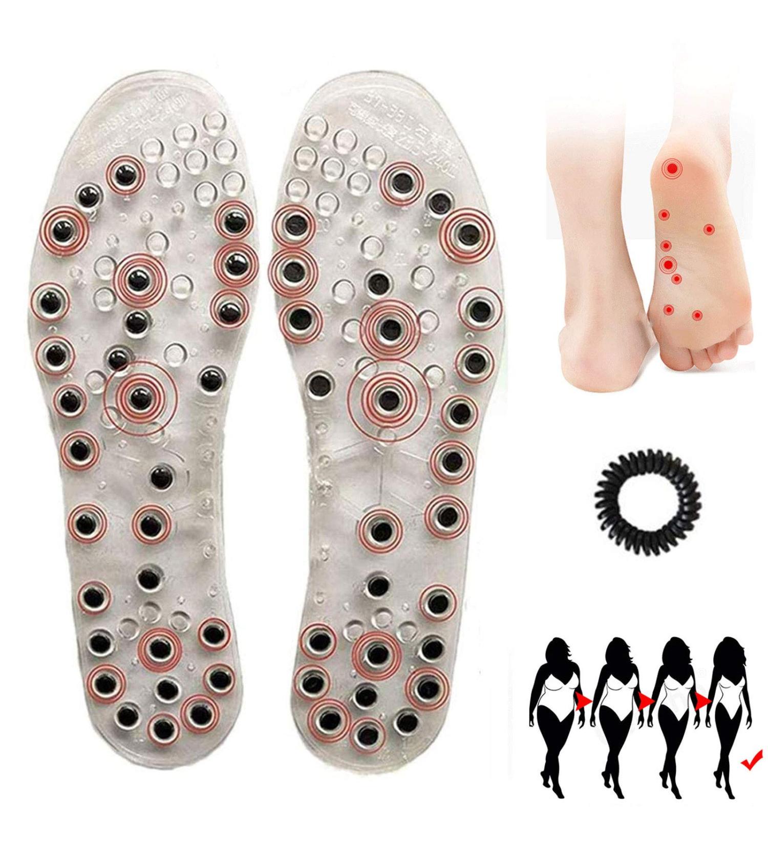 EUK Magnetic Massage Insoles for Enhanced Circulation | Breathable Foot Acupoint Relief for Men & Women - Buy Online on GoSupps.com