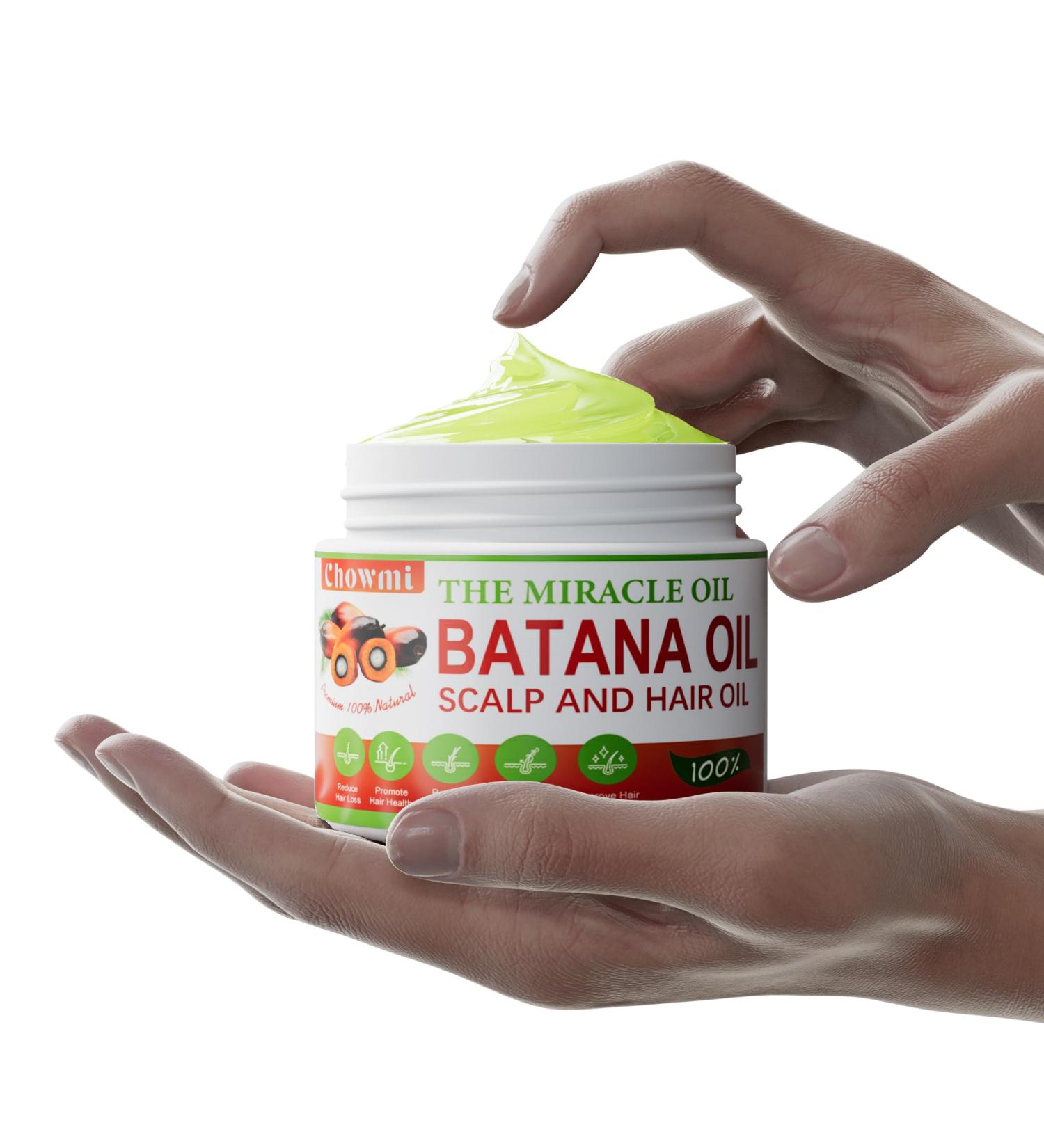 100% Pure Batana Oil from Honduras | Hair Growth Oil Hair Mask & Scalp Treatment | Repairs Damaged Hair & Reduces Hair Loss - Buy Online on GoSupps.com