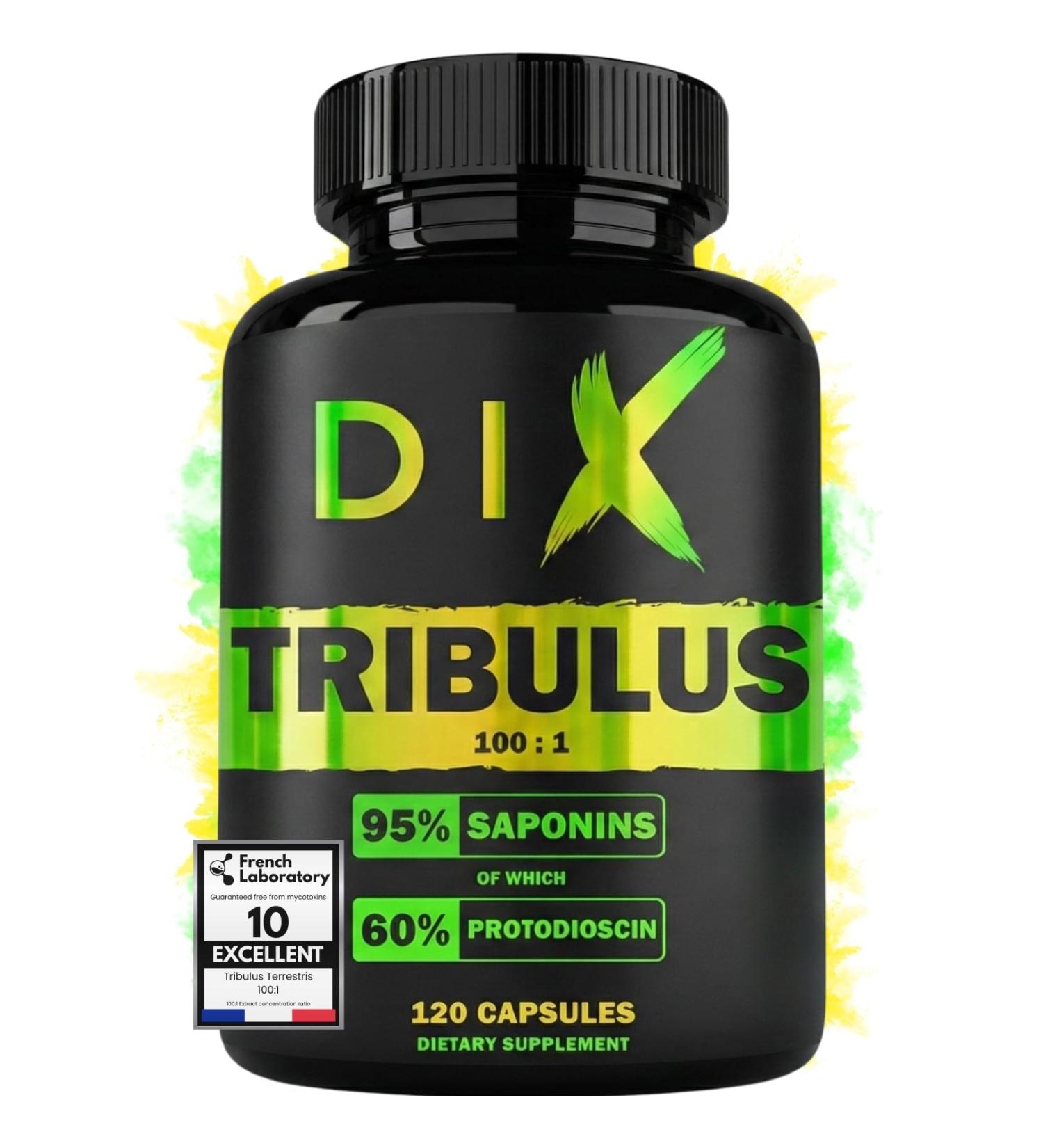 TRIBULUS TERRESTRIS Haute concentration 100:1 Performance sportive 95% Sapionins 60% Protodioscin Test certifi Sans Mycotoxine Haute teneur en actifs Soci t Fran aise  - Buy Online on GoSupps.com