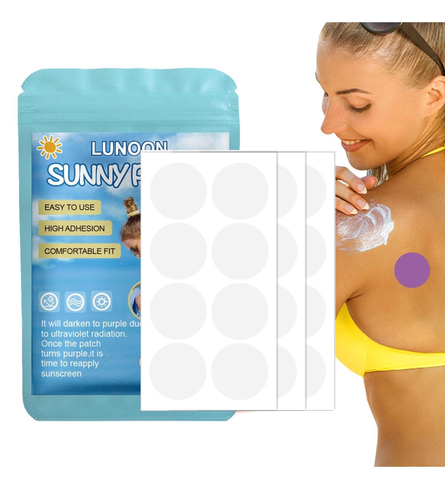 demaxiyad UV Detection Stickers UV Patch Waterproof Sun Cream Patches Sun Stickers Testing UV Intensity Outdoor Sun Screen Protect And Care For Your Family's Skin Against Sunburn - Buy Online on GoSupps.com