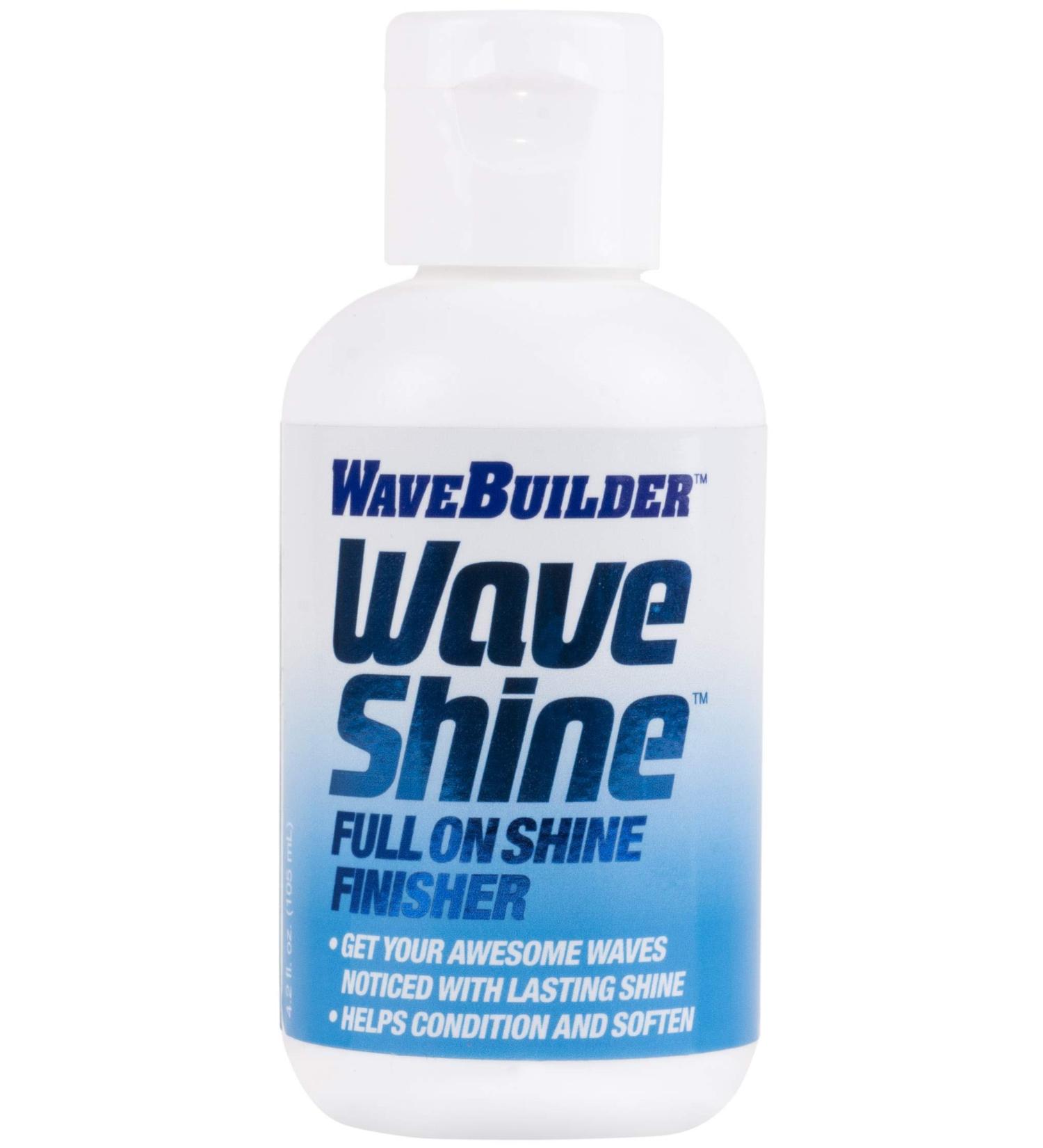 WaveBuilder Wave Shine Finisher | Conditions and Softens Hair | 4 fl oz - Buy Online on GoSupps.com