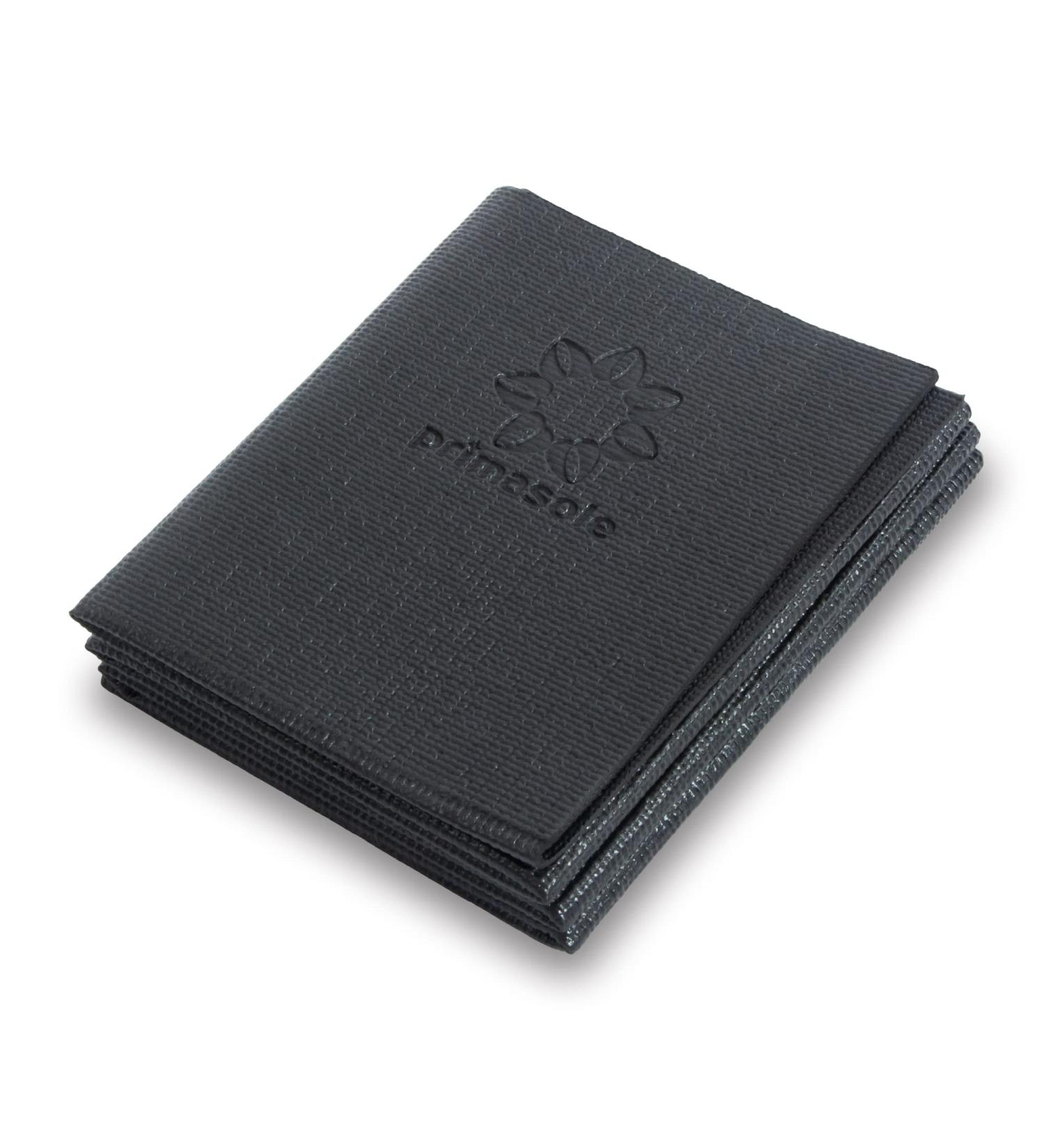 Primasole Folding Yoga Mat | Foldable & Portable for Travel | 4mm Thick | Black - Buy Online on GoSupps.com