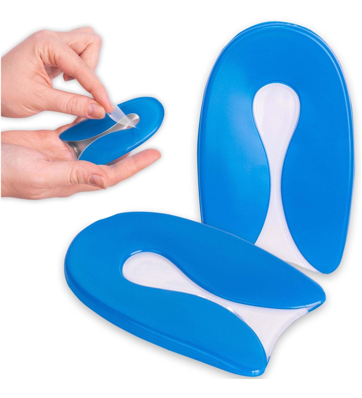 Sulpo Heel Spur Inserts - Achilles Tendon Insoles & Gel Cushions for Men Women & Children - Silicone Heel Wedge & Pillows for All Shoe Sizes 30-35 - Comfort & Support - Buy Online on GoSupps.com