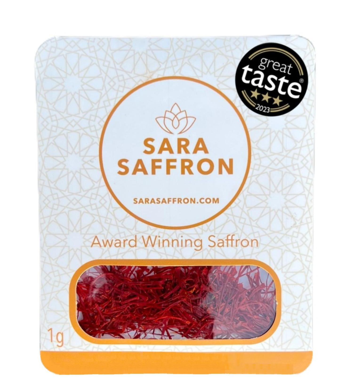 Sara Saffron: Grade A+ 100% Authentic Saffron Threads - 1 Gram - Buy Online on GoSupps.com