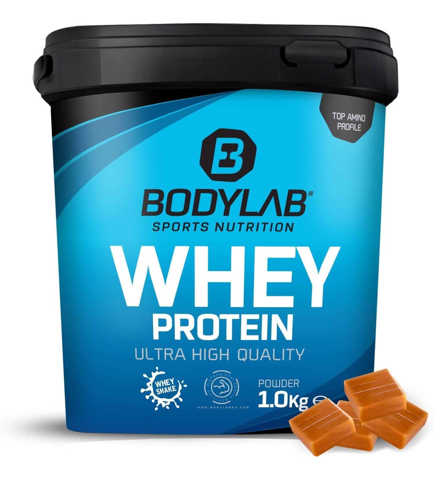 Bodylab24 Whey Protein Powder Toffee - 1kg | Premium Quality Protein for International Shipping - Buy Online on GoSupps.com