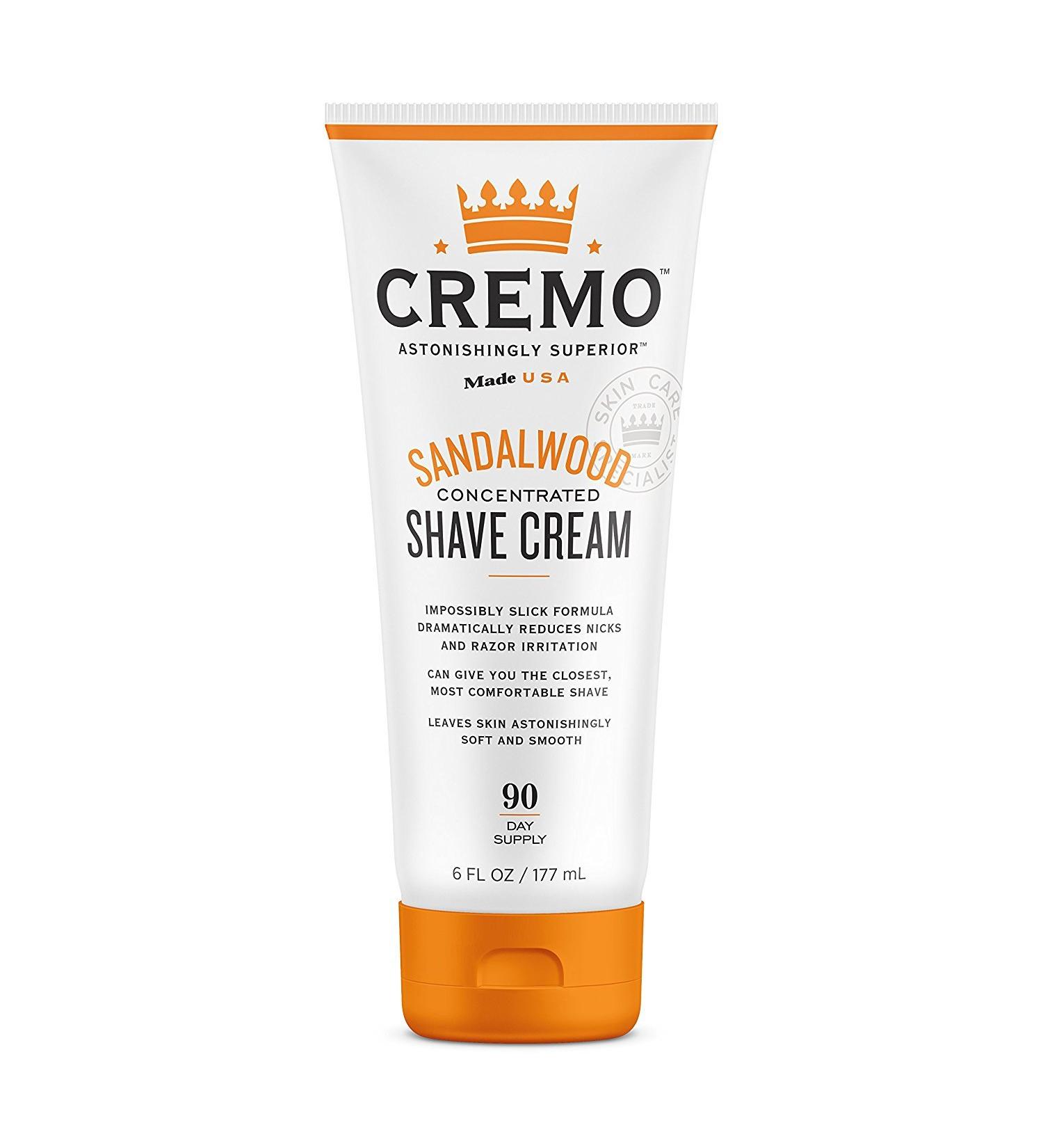 Cremo Shaving Cream Sandalwood 6 Ounce (Pack of 12)