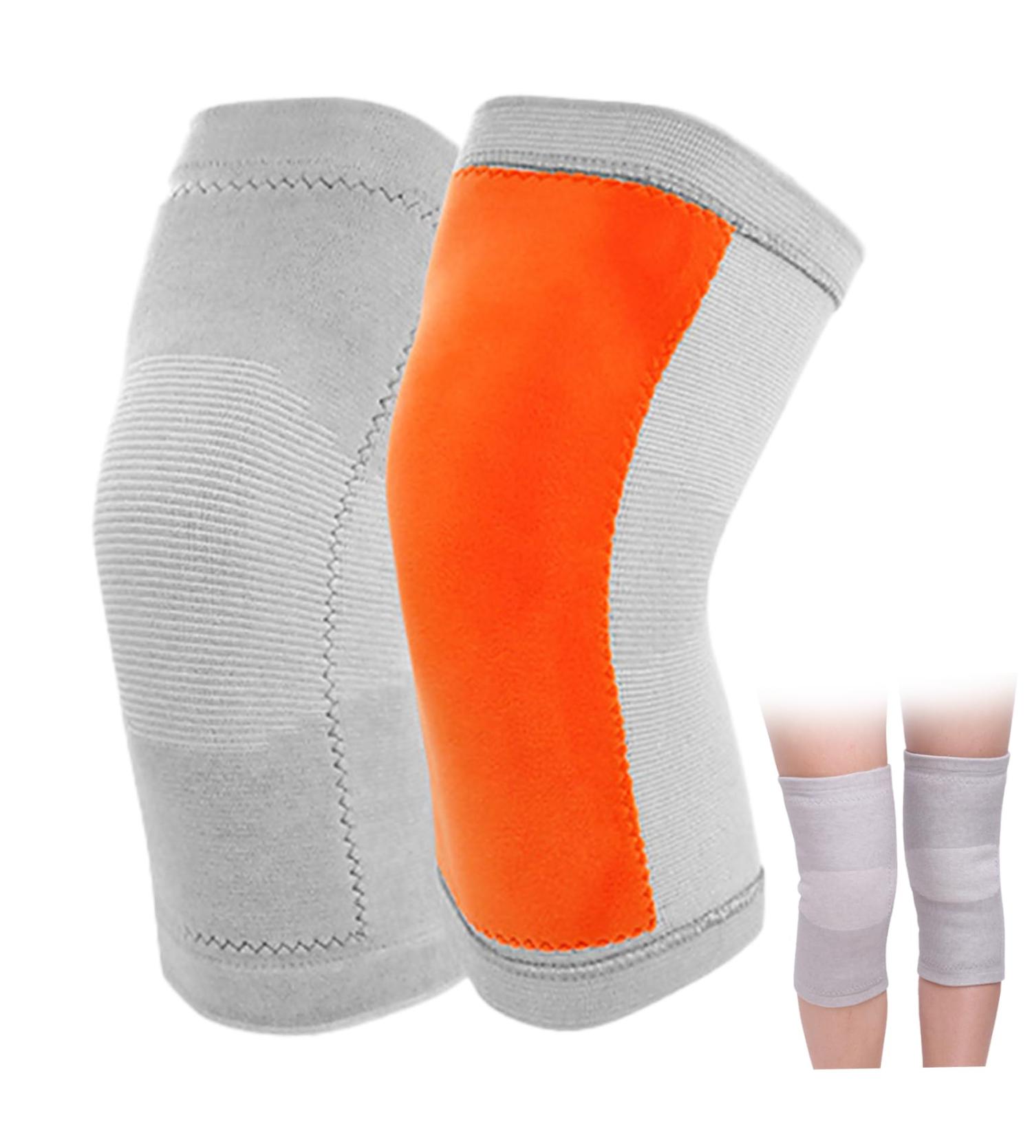 Knee Braces with Fleece Lining - Stretchy Knee Sleeves for Pain Relief | Perfect for Dancers & Elders | XXL Size Available - Buy Online on GoSupps.com