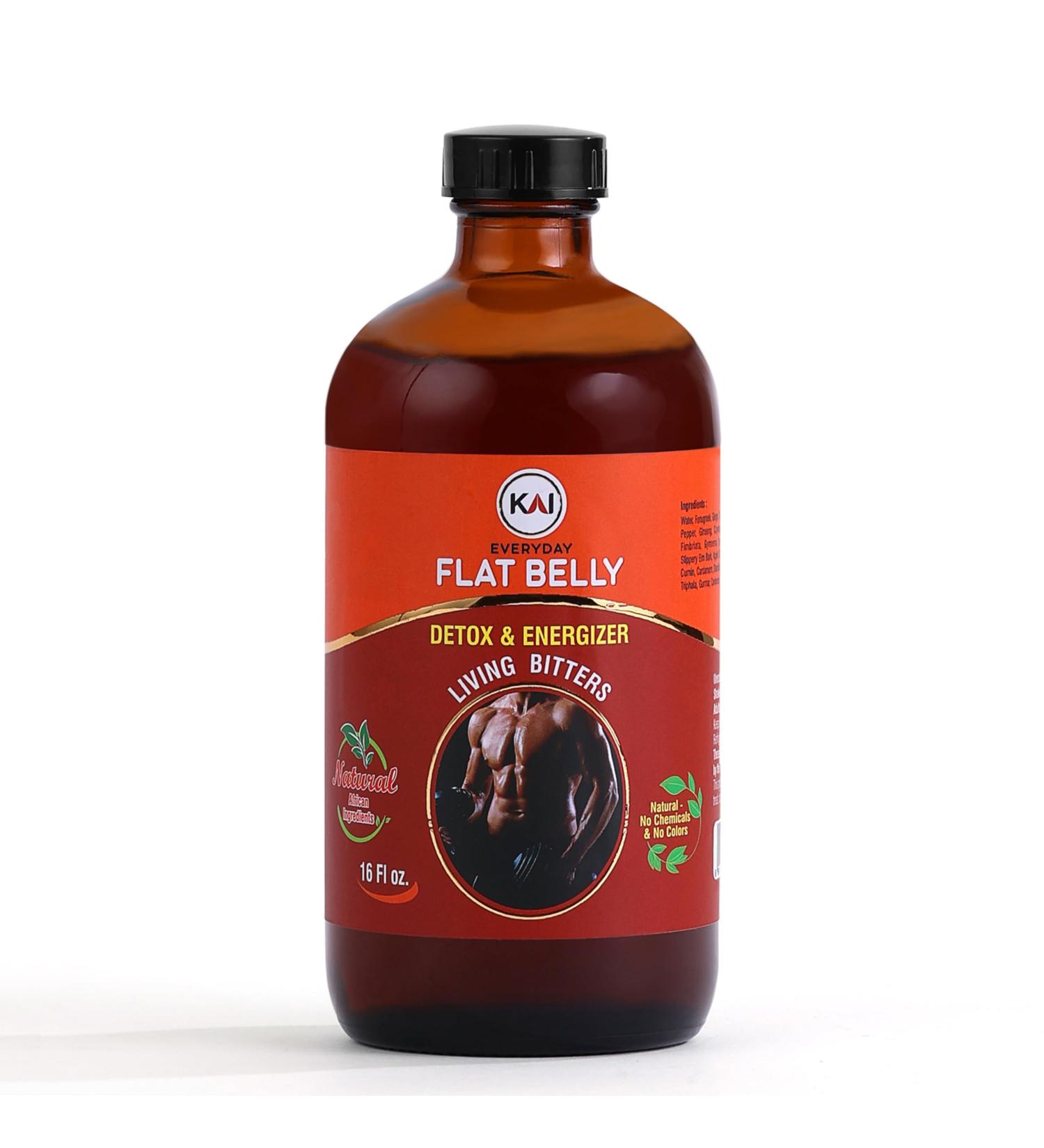 Kai Everyday Flat Belly Bitters Liquid, Organic GI Support Probiotic With Apple Cider Vinegar, Turmeric & Ginger, Supports Natural Defenses & Digestive Health 16 Oz (1 Pack) - Buy Online on GoSupps.com