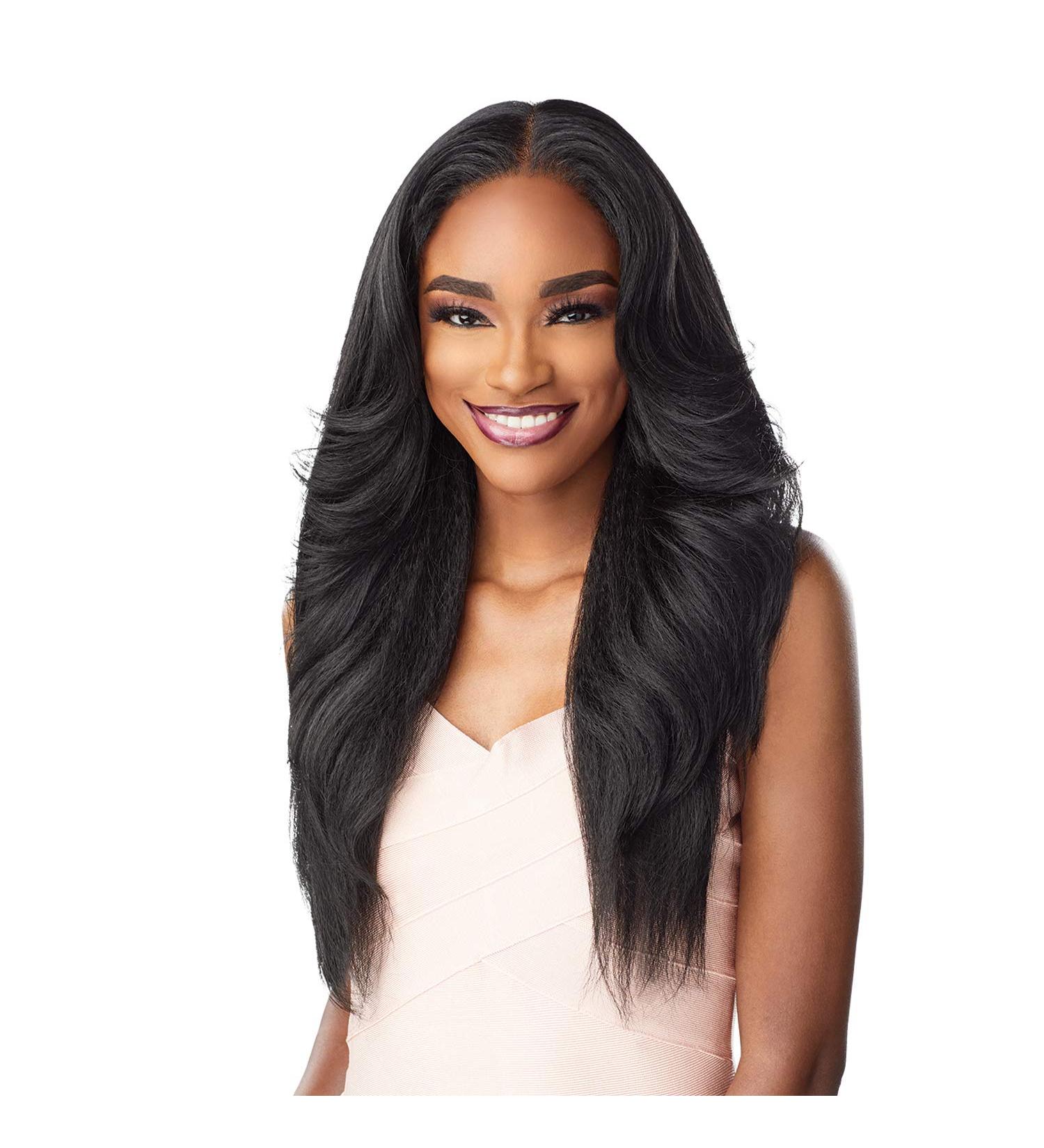 Sensationnel What Lace 13x6 Wig - Cloud 9 Synthetic Hand Tied Preplucked Illusion Lace Frontal - DASHA (1B) - Buy Online on GoSupps.com