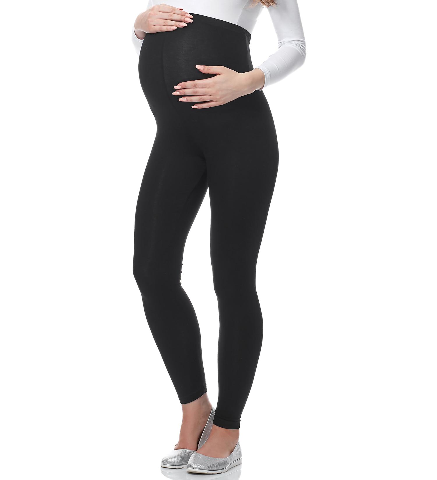 Be Mammy Maternity Long Leggings 02 XS Black | Women's Pregnancy Pants - Buy Online on GoSupps.com